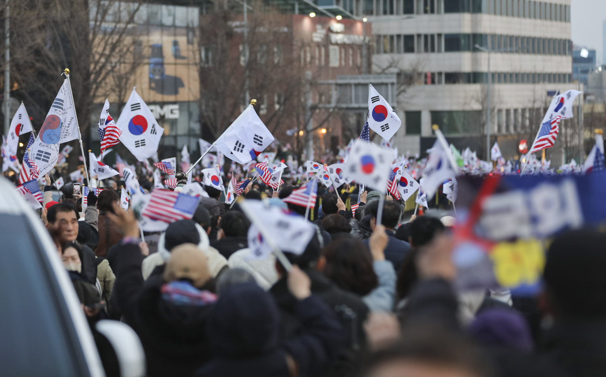 한남동관저;윤석열지지자;탄핵반대;대통령관저