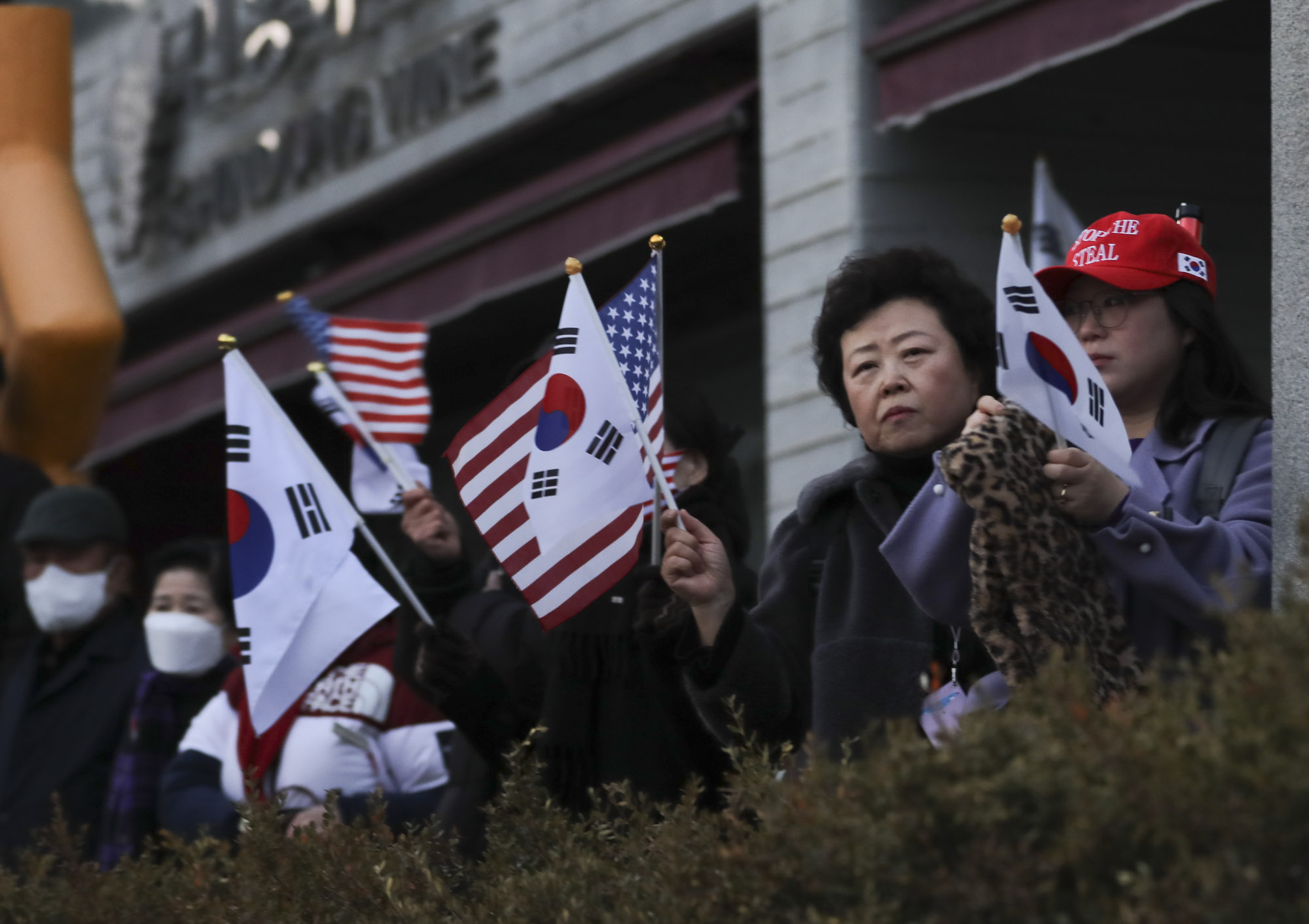 한남동관저;윤석열지지자;탄핵반대;대통령관저