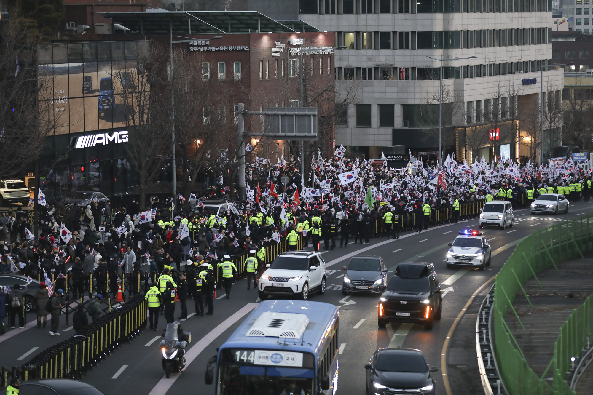 한남동관저;윤석열지지자;탄핵반대;대통령관저