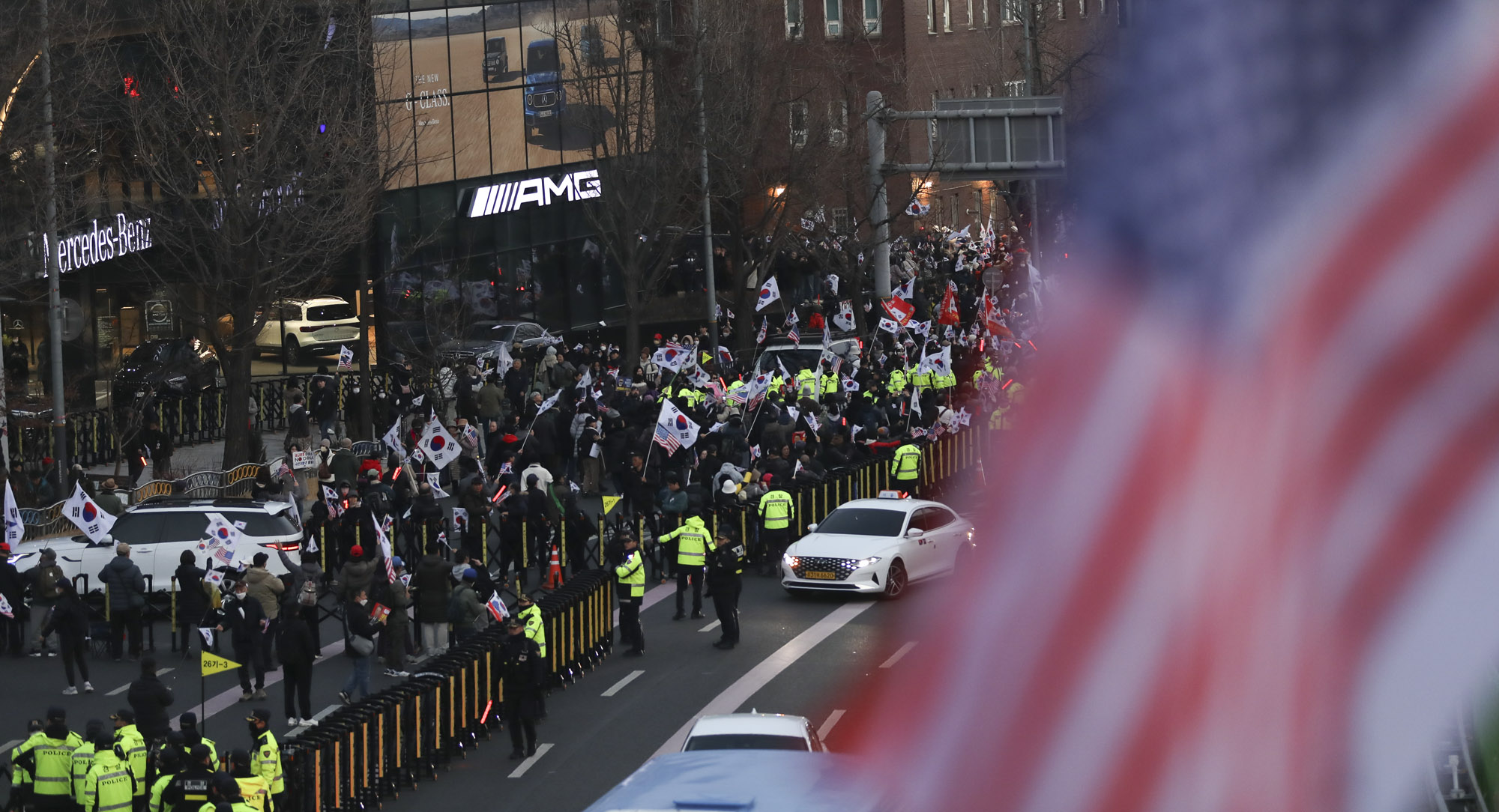 한남동관저;윤석열지지자;탄핵반대;대통령관저