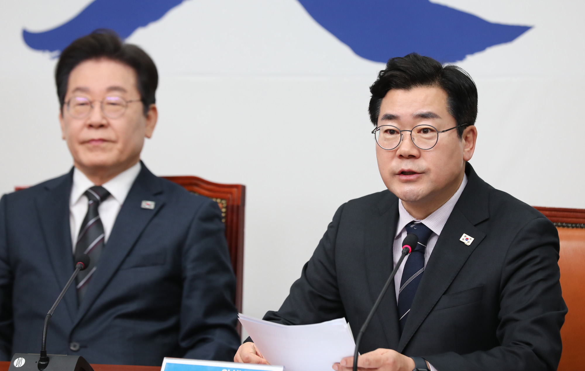 정치;국회;더불어민주당 최고위원회의;박찬대