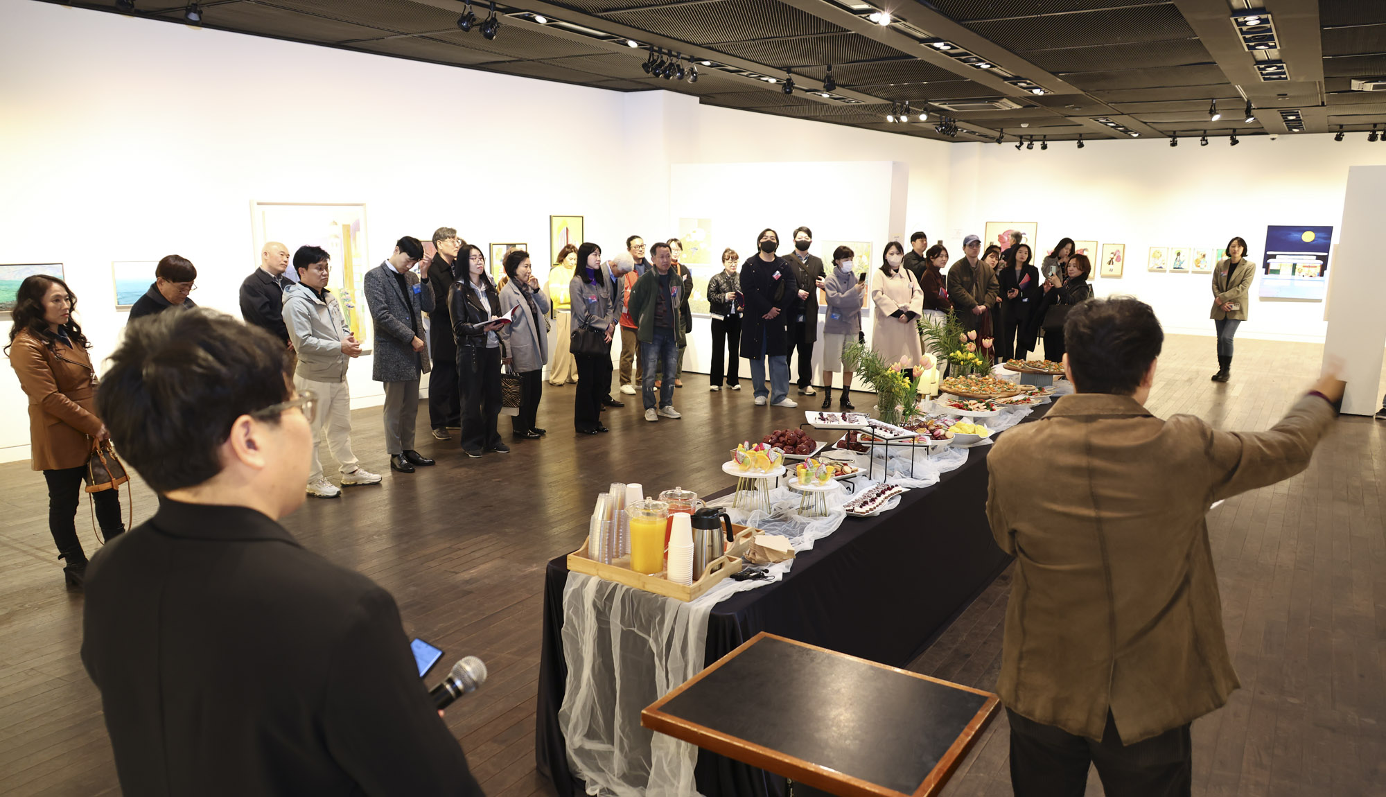 한국미술응원프로젝트;2025한국미술응원프로젝트;전시회오프닝