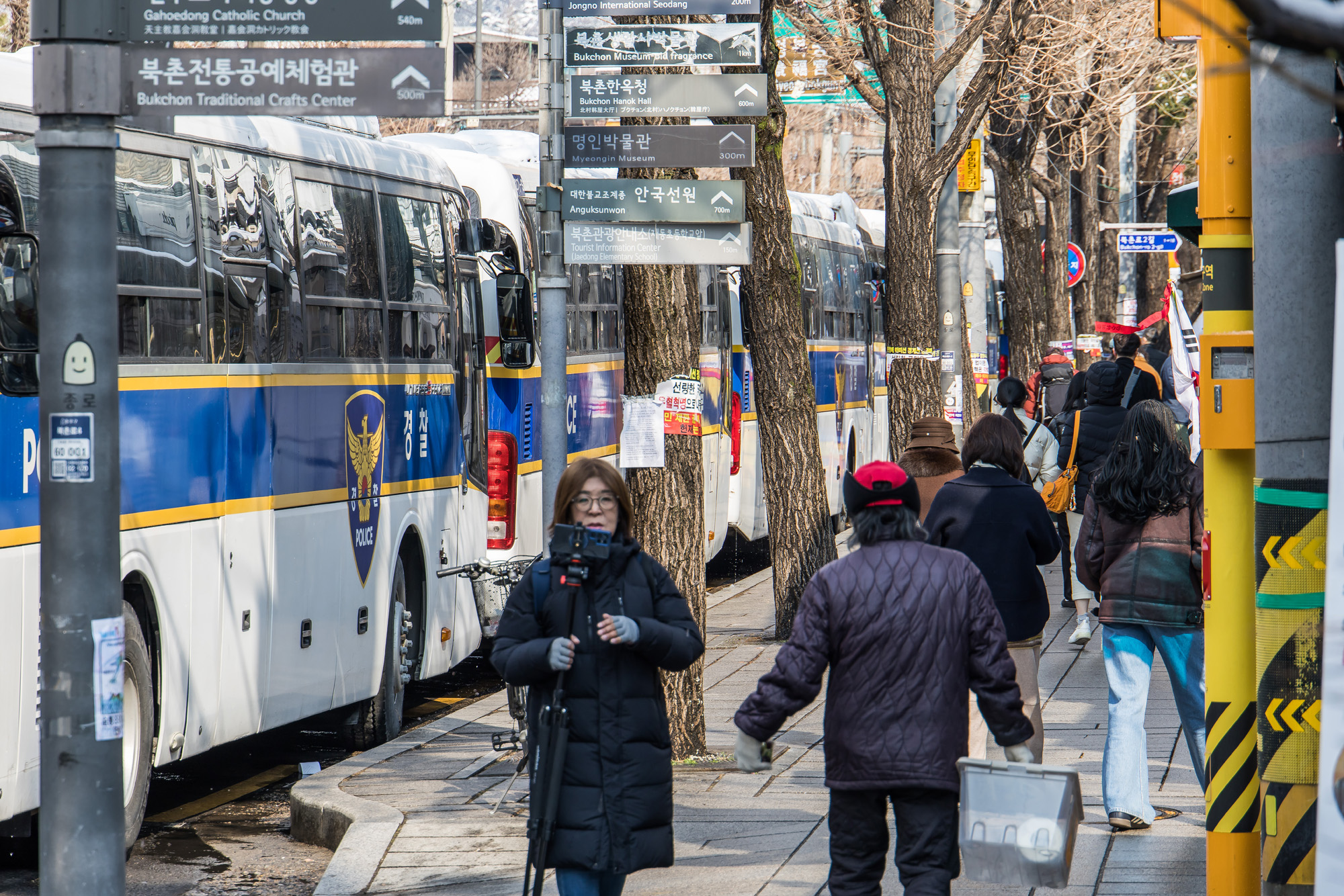 사회;세태;헌법재판소;헌재;헌재주변스케치;헌재탄핵선고임박;헌재윤석열대통령탄핵심판선고임박;헌재경찰경계근무;헌법재판소경비삼엄