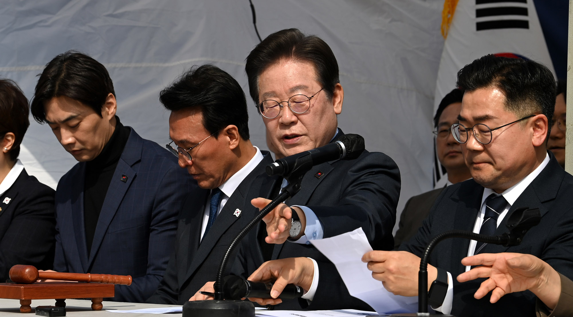 광화문;더불어민주당;천막당사