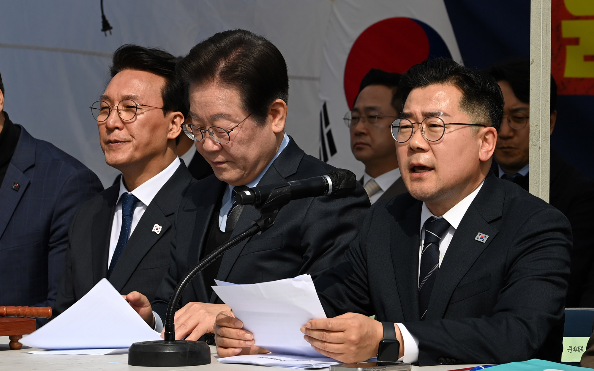 광화문;더불어민주당;천막당사