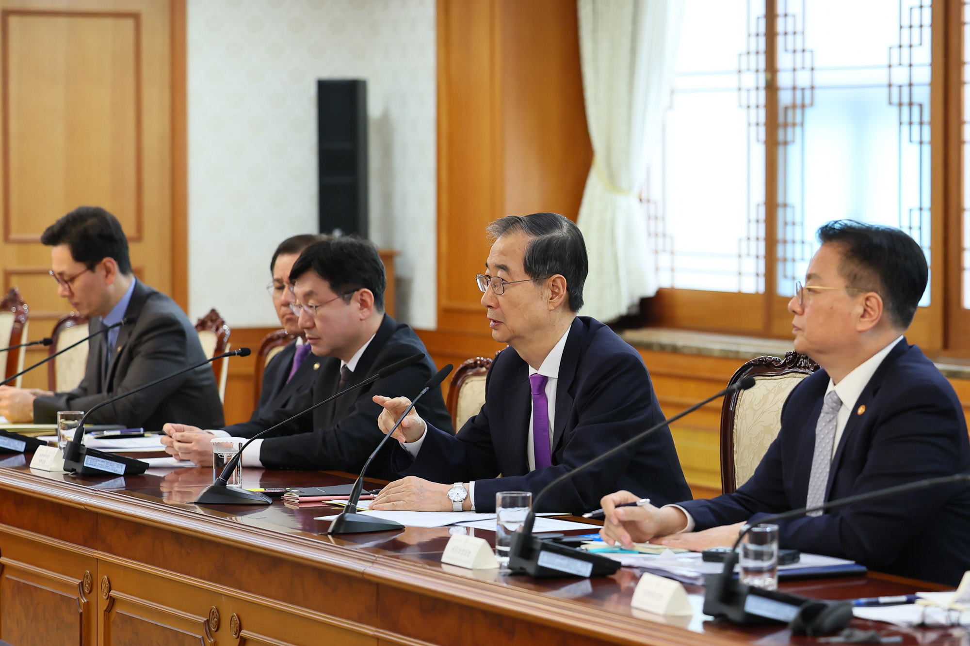 한덕수;대통령 권한대행 국무총리 통상관계장관 간담회