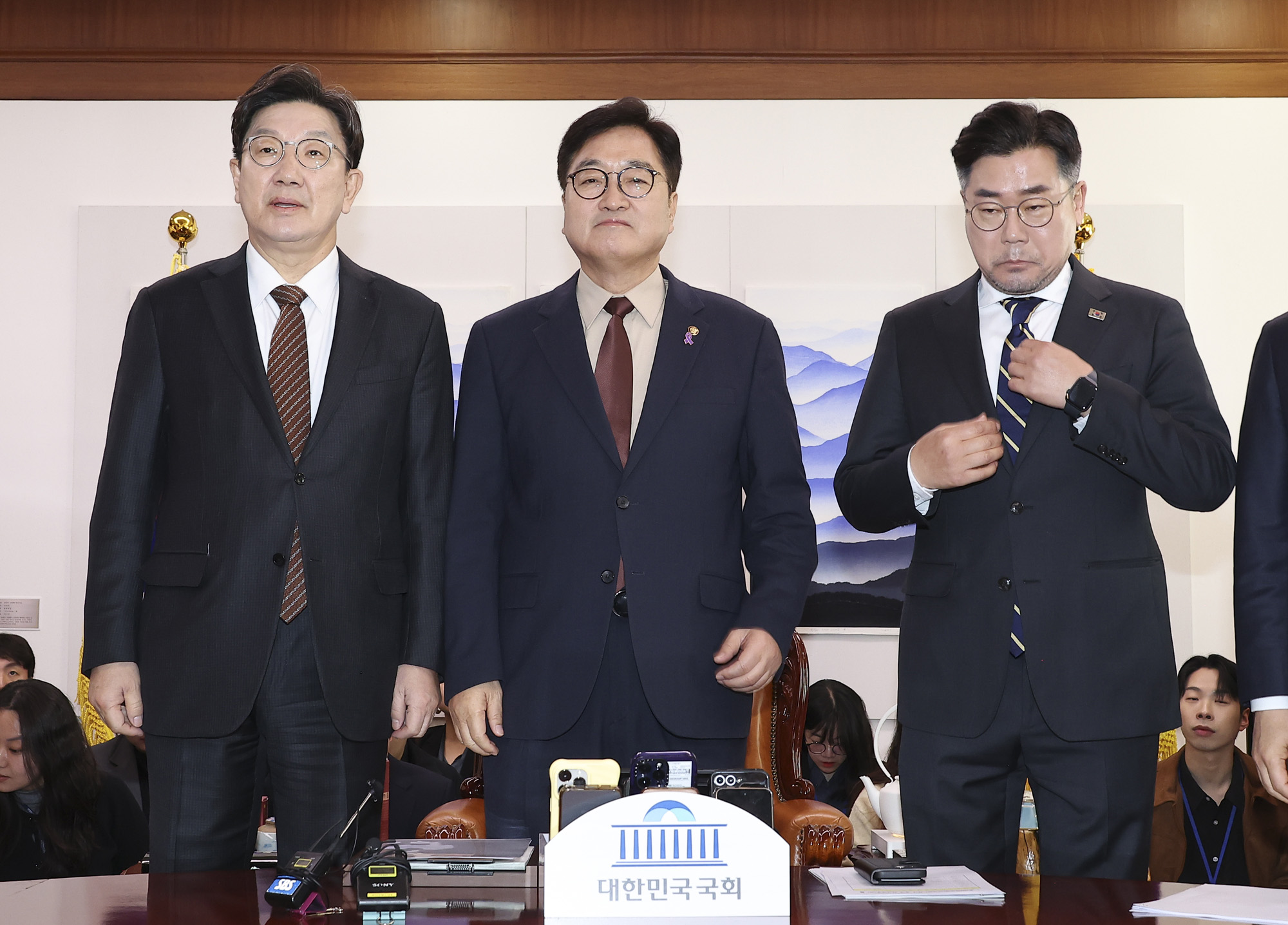 정치;국회;우원식;권성동;박찬대;여야원내대표회동