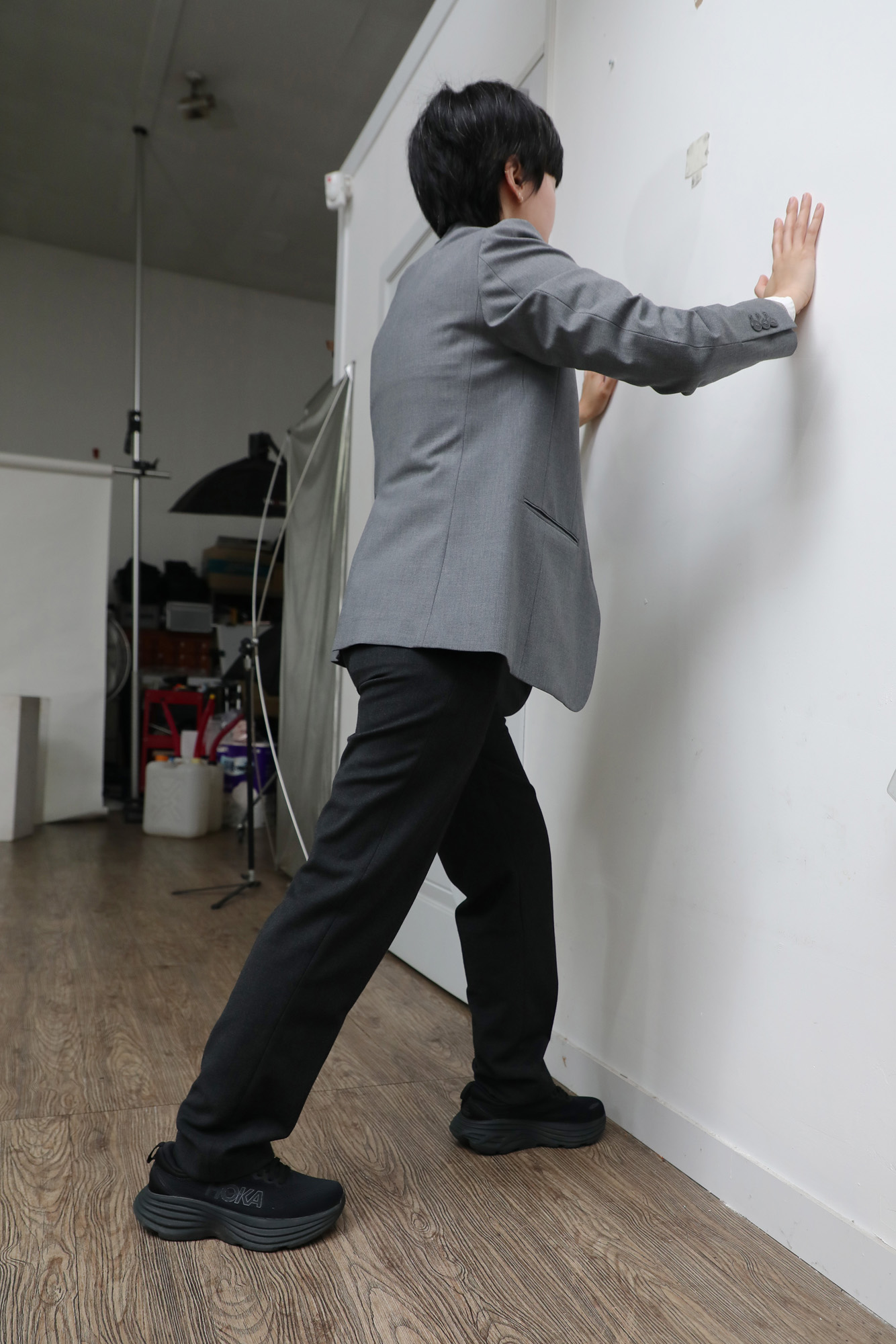 사회;건강;족저근막염;발;스트레칭