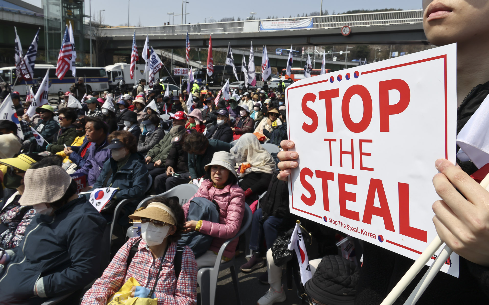 윤석열;윤석열탄핵반대집회;한남동집회;탄핵반대;윤대통령지지자;파면선고