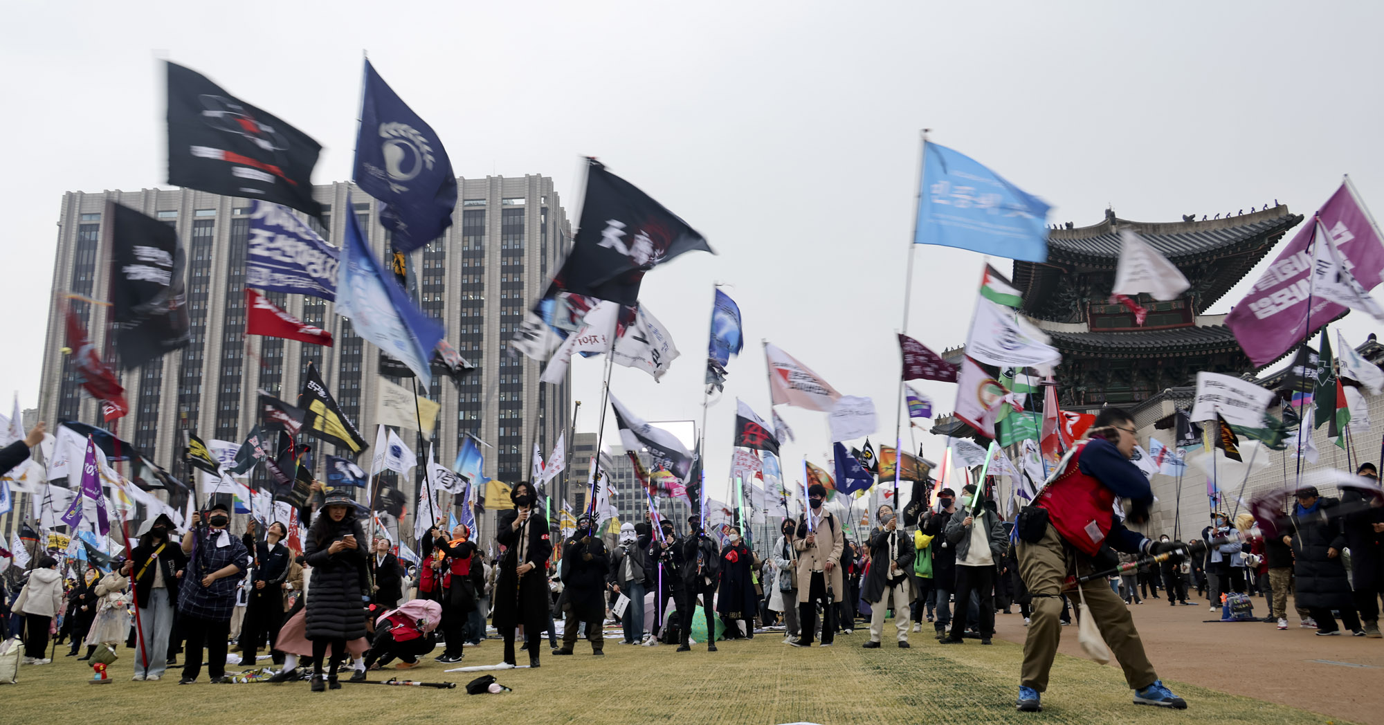윤석열탄핵축하;촛불집회;비상해동;탄핵찬성집회