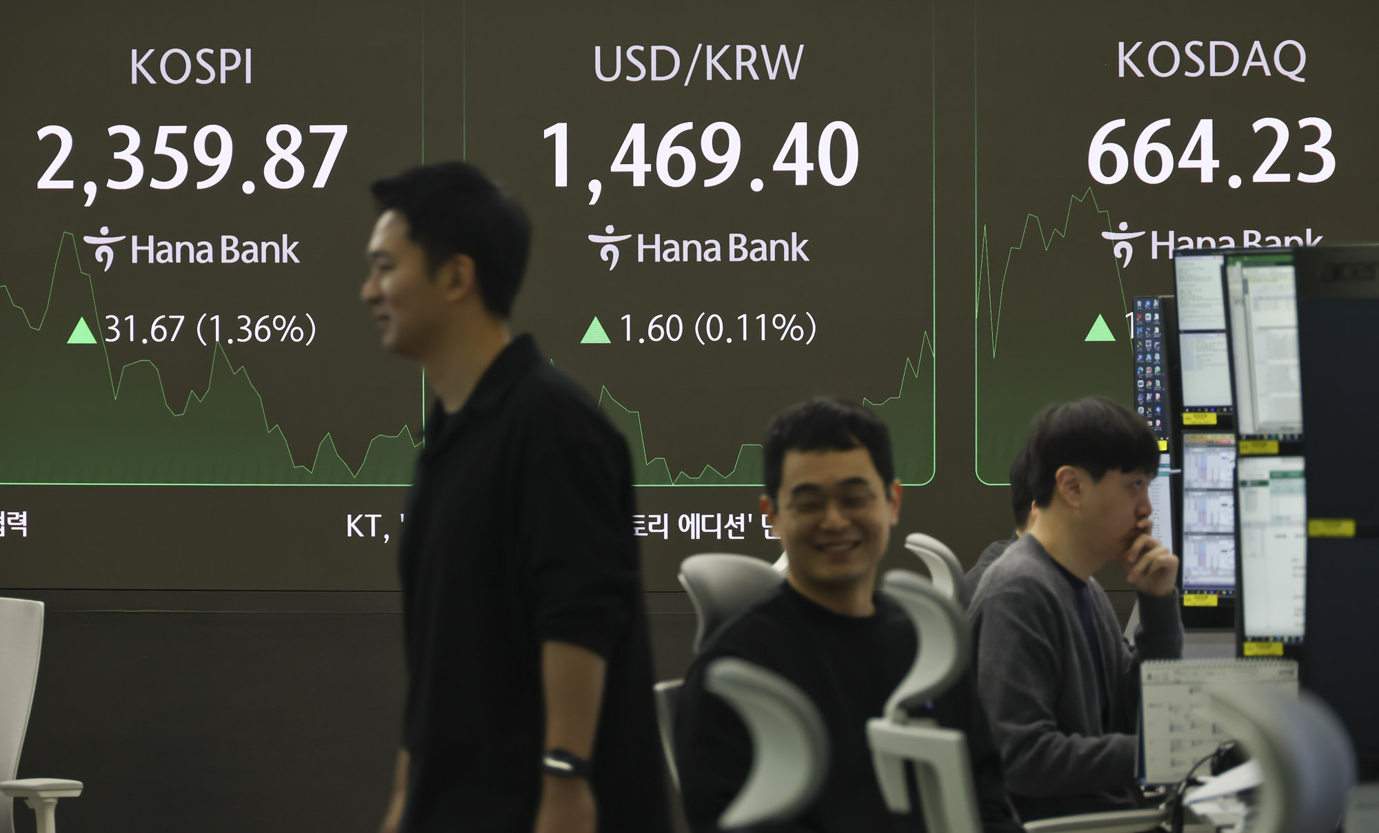 코스피;코스닥;하나은행딜릴룸