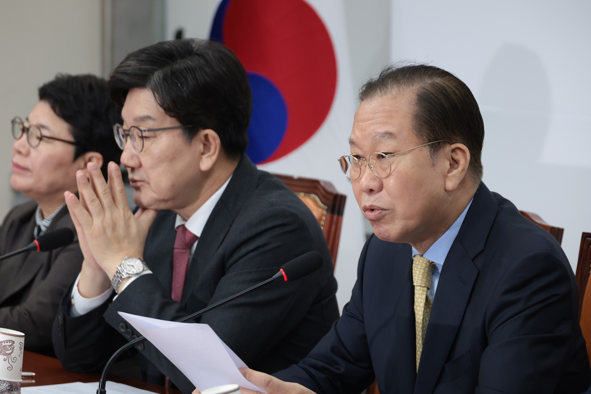 정치;국회;국민의힘 비상대책위원회의;권영세