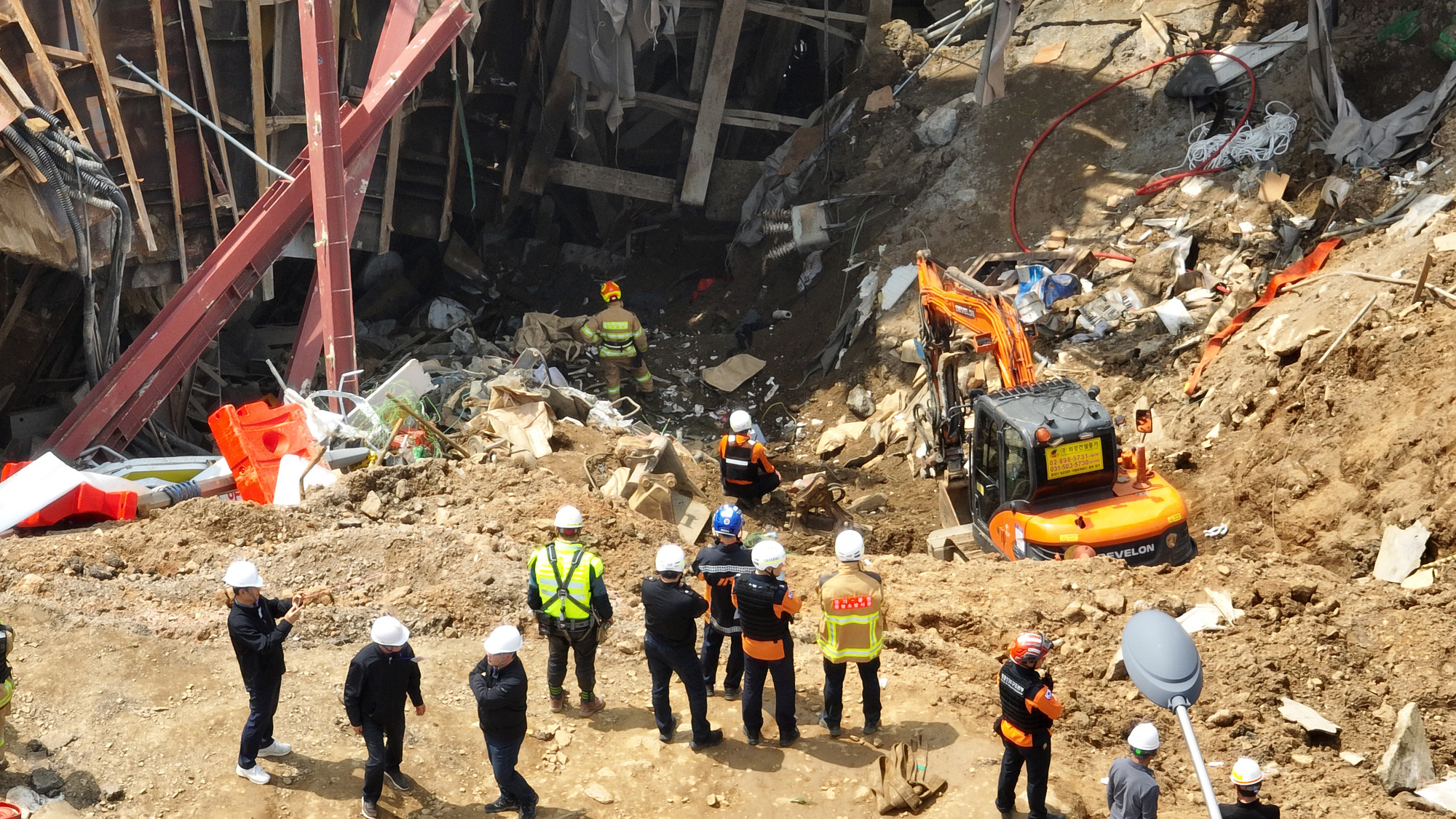 광명 신안산선 붕괴현장