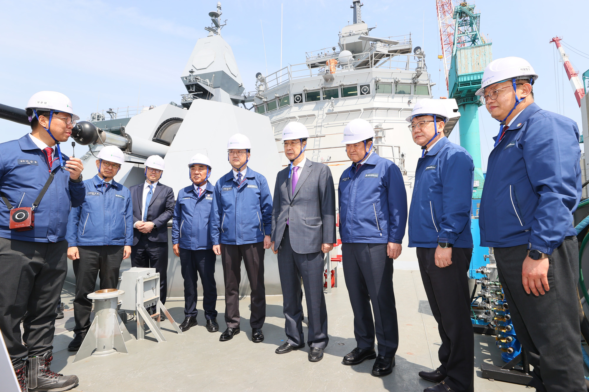 HD현대중공업 울산 조선소 한덕수