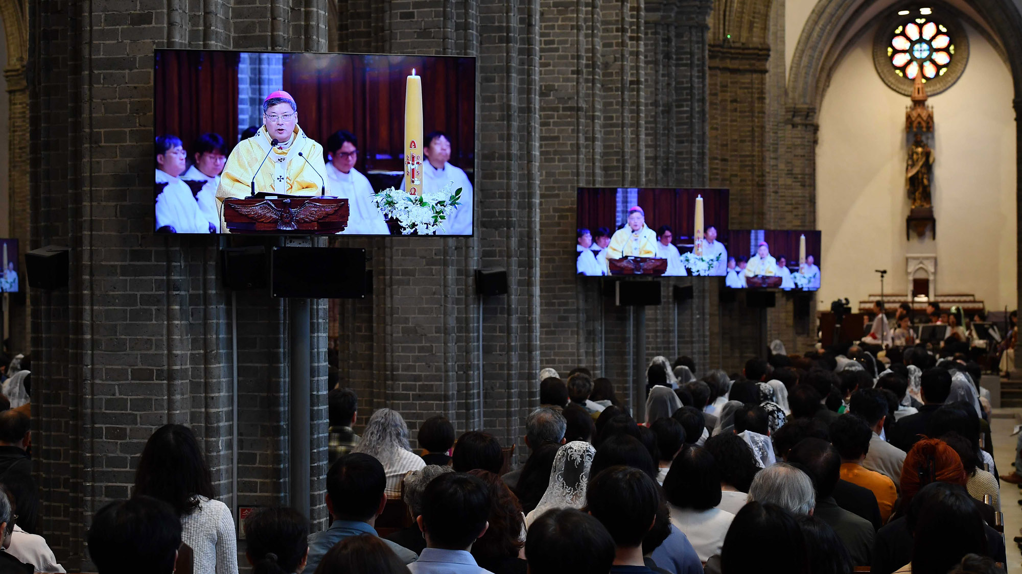 명동미사;부활정예배;부활절