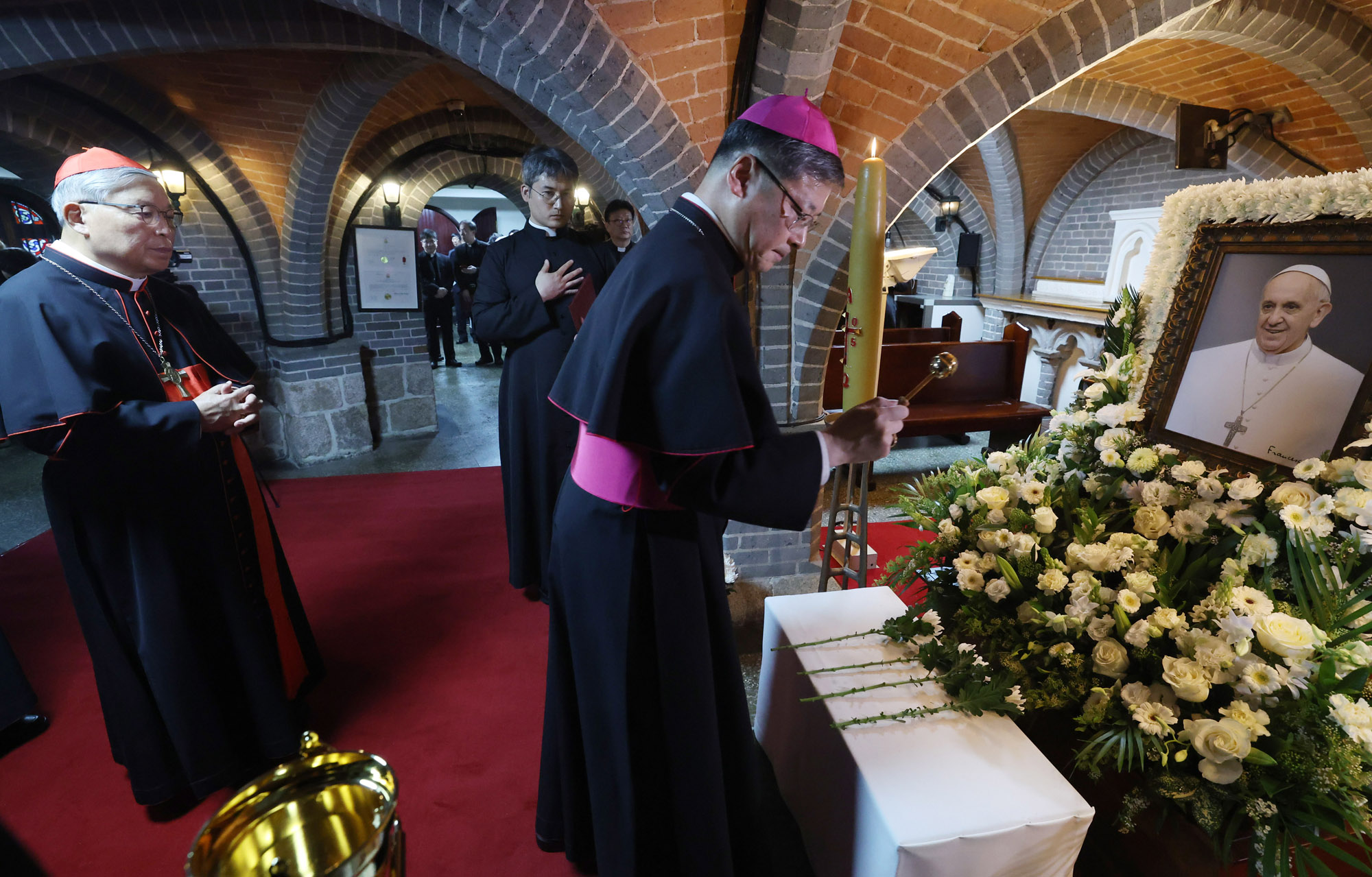 프란치스코교황;프란치스코교황명동성당;교황선종