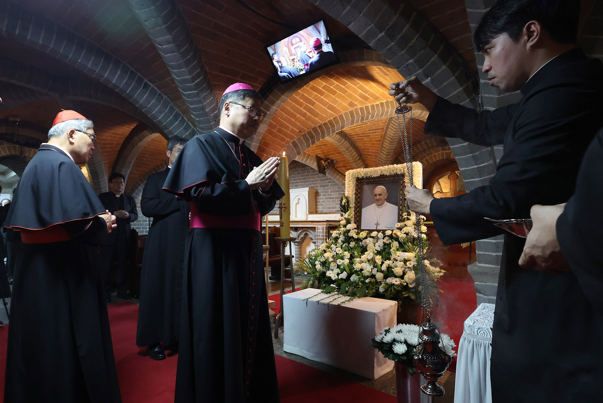 프란치스코교황;프란치스코교황명동성당;교황선종