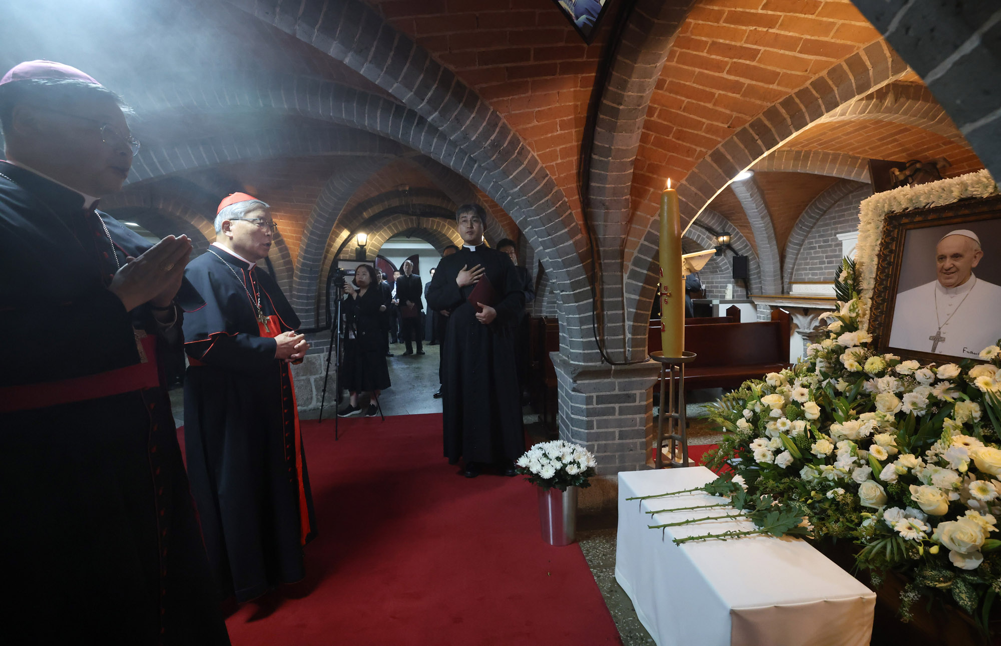 프란치스코교황;프란치스코교황명동성당;교황선종