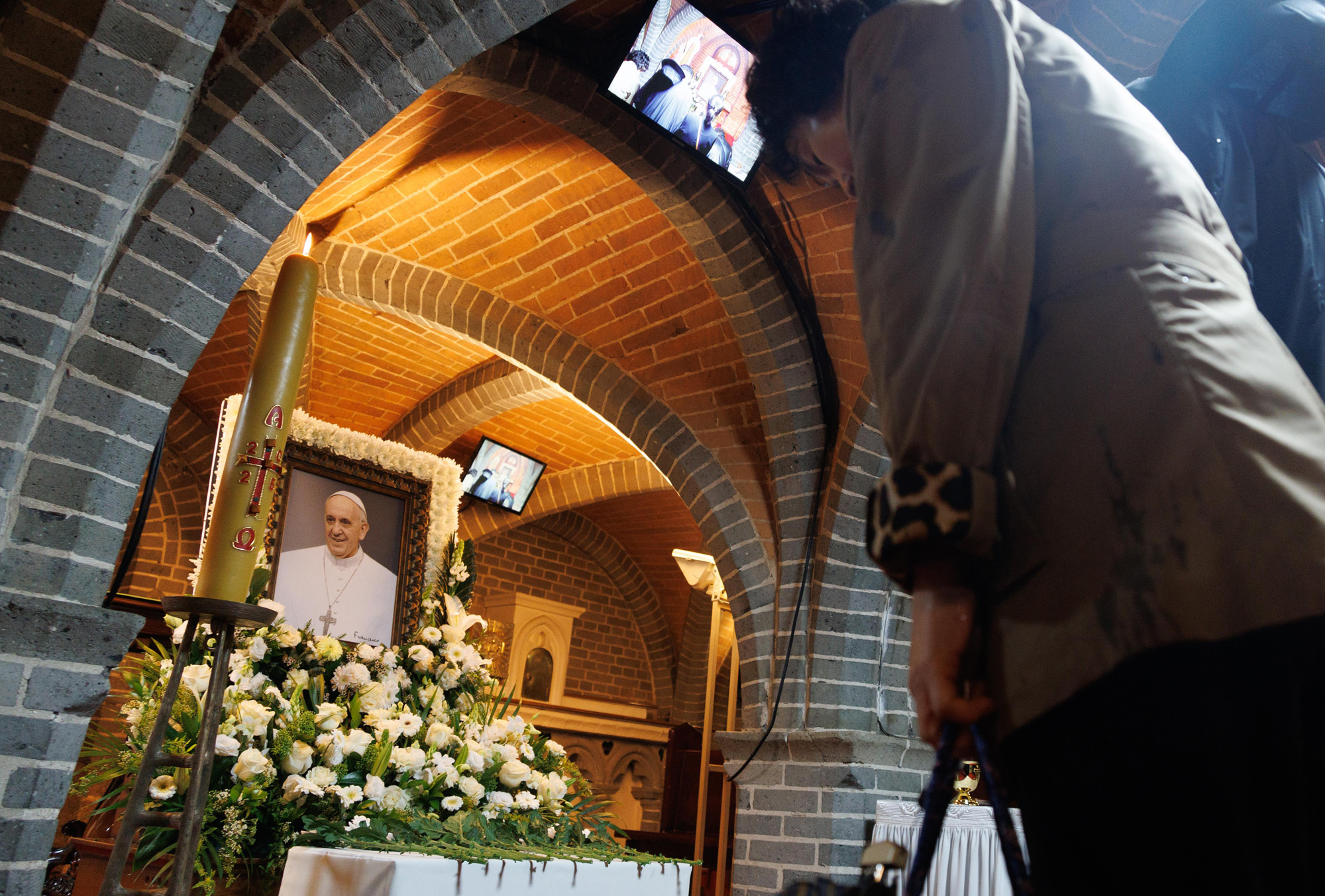 프란치스코 교황 조문 명동성당