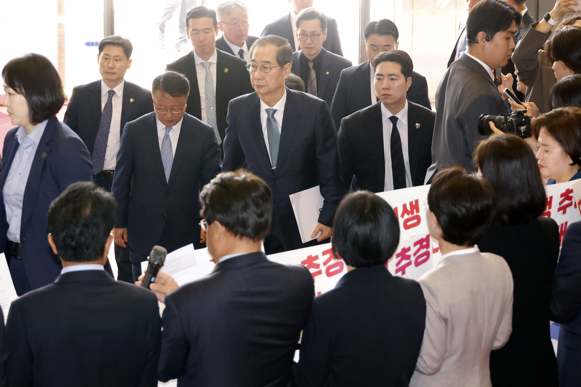 정치;국회;본회의;국회시정연설;한덕수 대통령권한대행;한덕수시정연설;25년추경예산