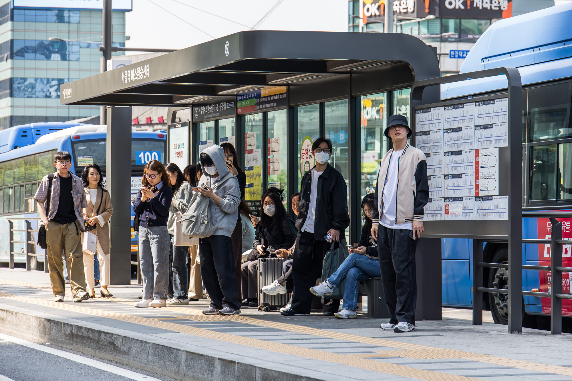 사회;세태;서울시내버스노조;버스노조준법투쟁;서울시내버스노사협상결렬;서울역버스환승센터;서울시내버스노조준법투쟁