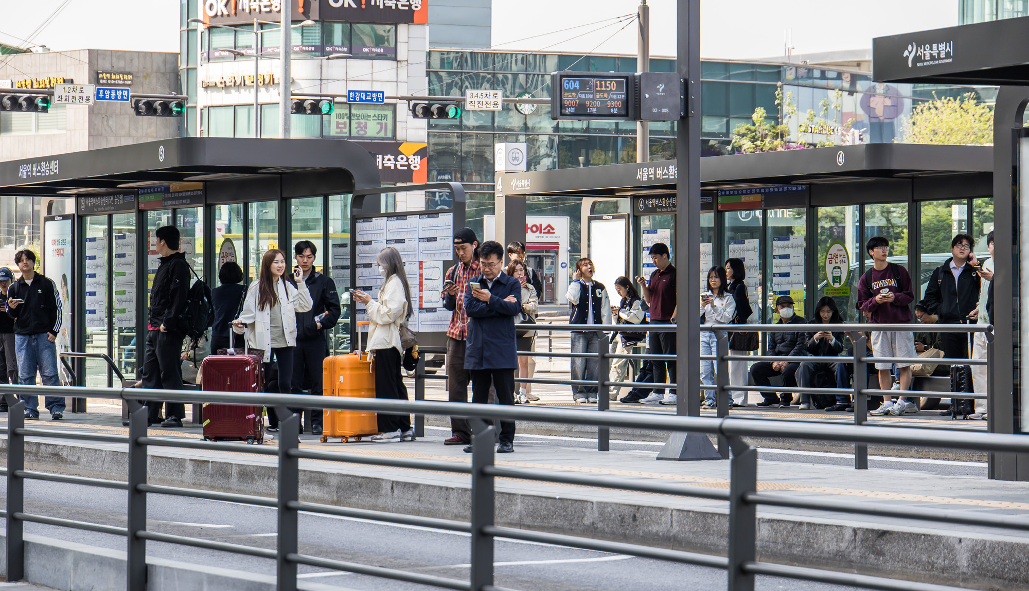 사회;세태;서울시내버스노조;버스노조준법투쟁;서울시내버스노사협상결렬;서울역버스환승센터;서울시내버스노조준법투쟁