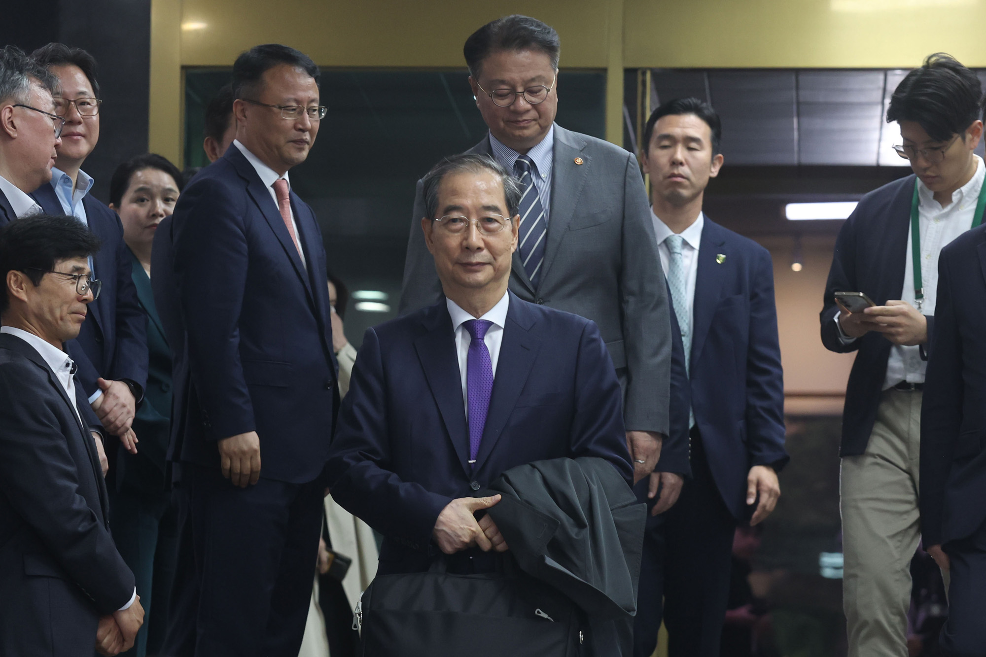 행정;정부;국무총리;전국무총리;한덕수;한덕수전국무총리;한덕수대통령권한대행퇴임;한덕수국무총리퇴임