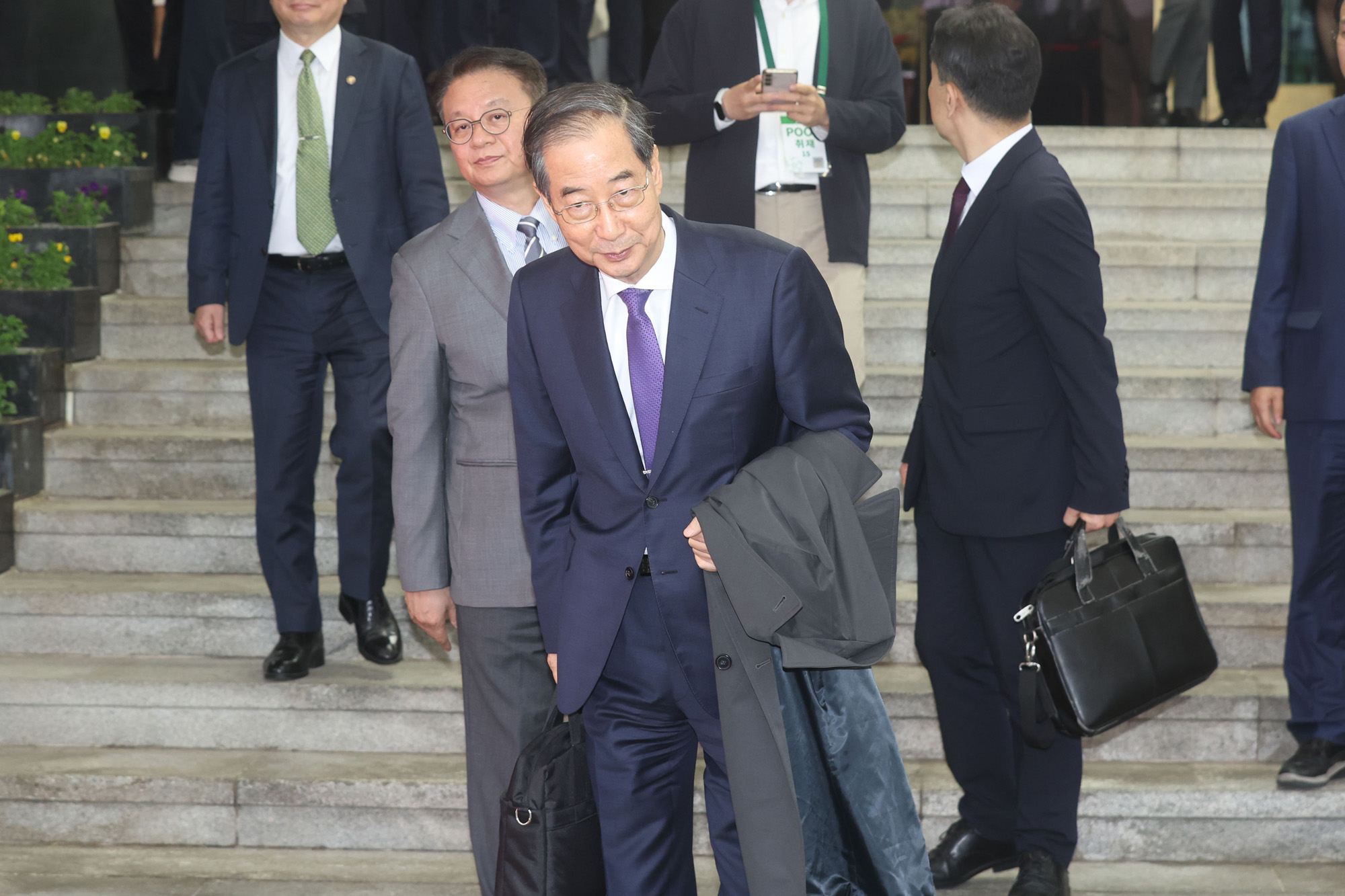 행정;정부;국무총리;전국무총리;한덕수;한덕수전국무총리;한덕수대통령권한대행퇴임;한덕수국무총리퇴임