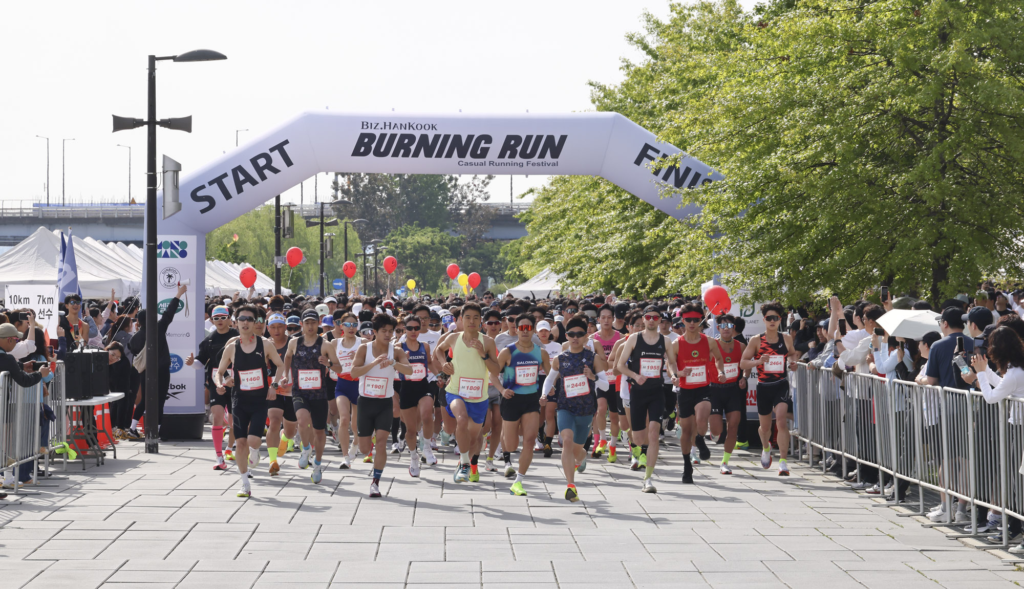 버닝런;버닝런2025;마라톤;비즈한국마라톤