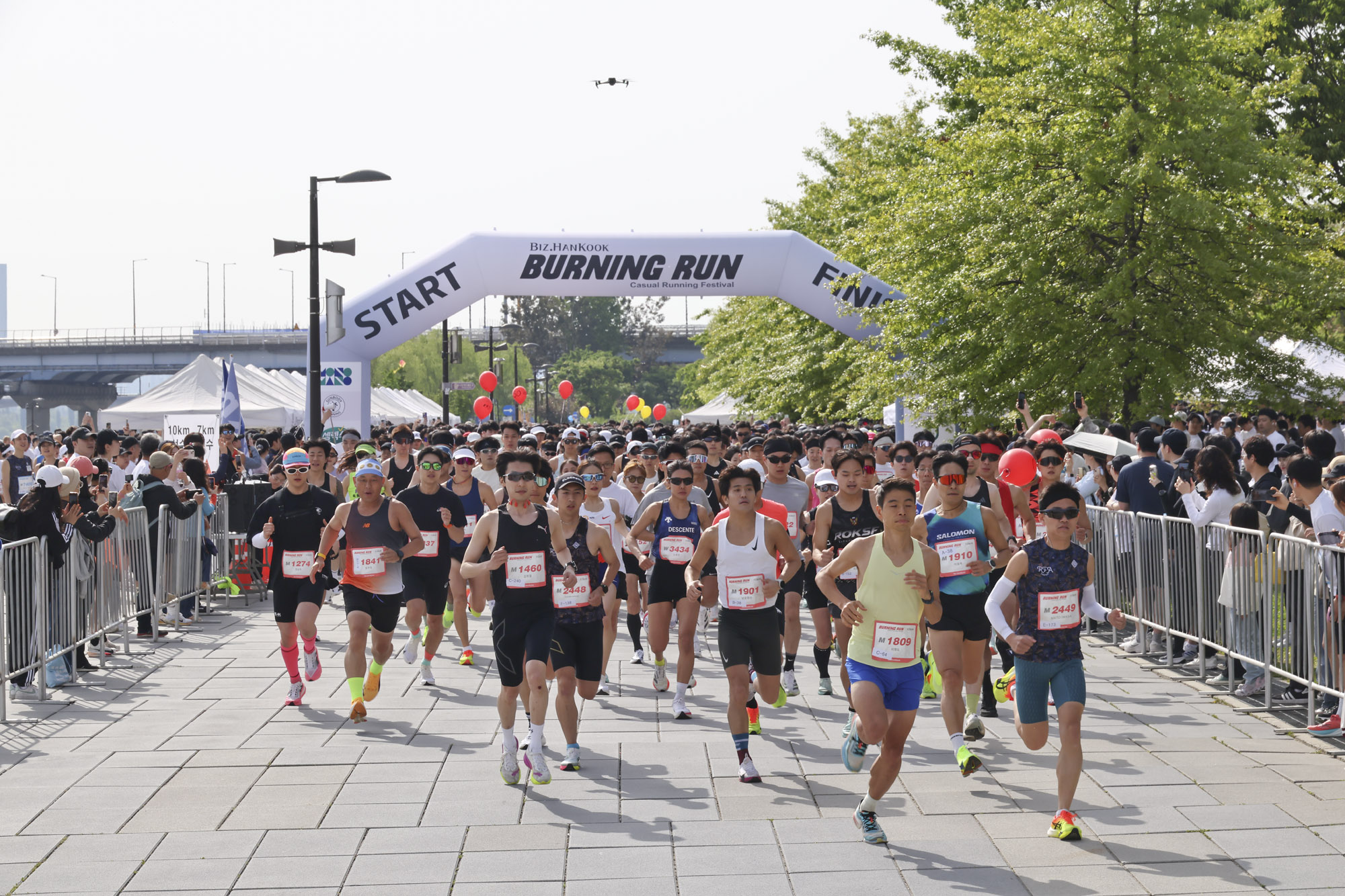 버닝런;버닝런2025;마라톤;비즈한국마라톤