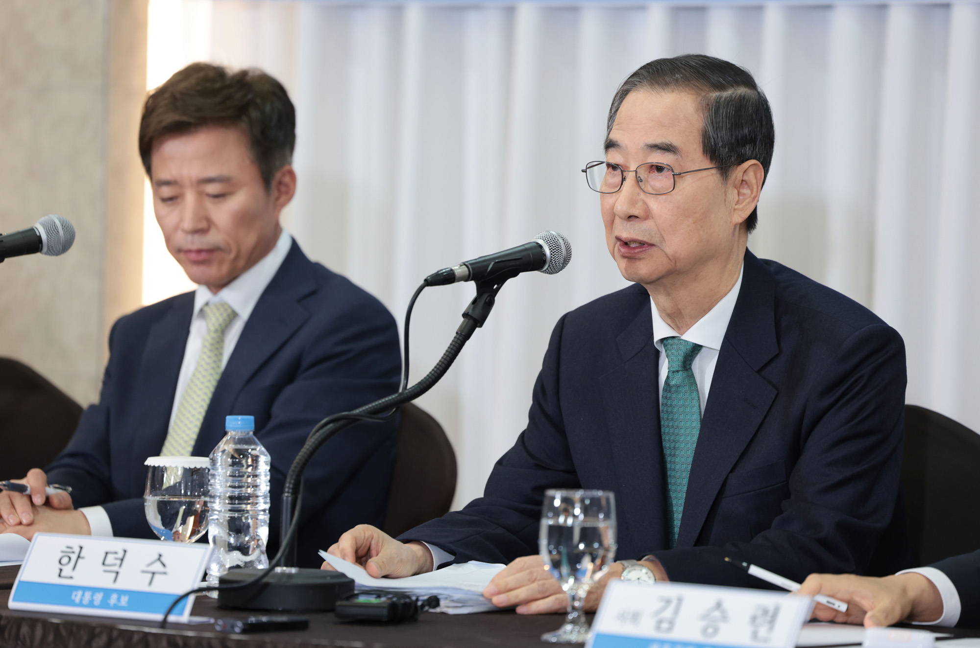 정치;국회;한덕수;대통령후보초청관훈토론회