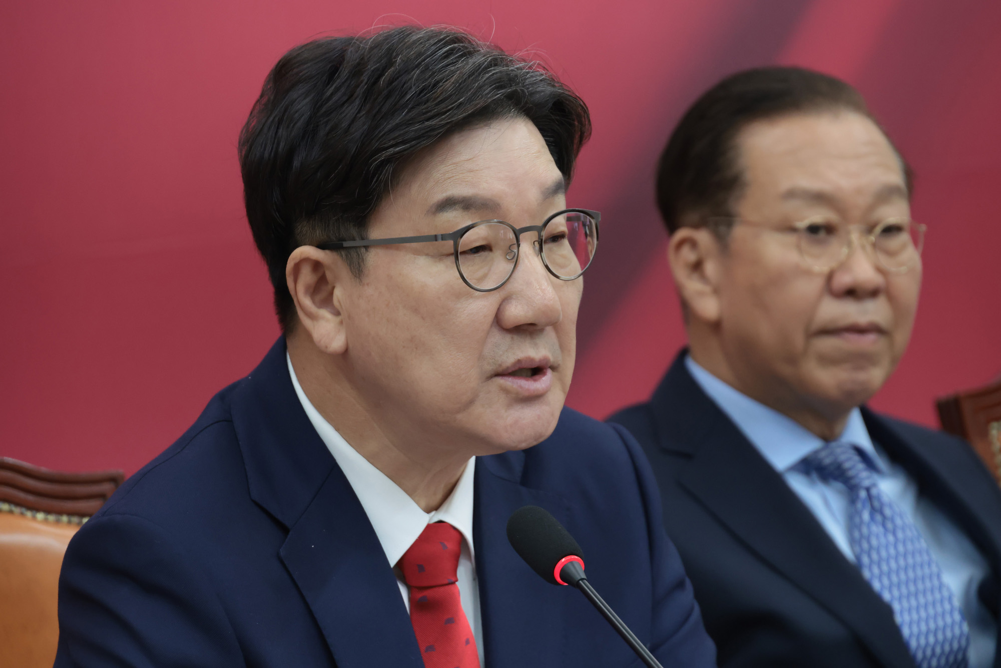 정치;국회;국민의힘 비상대책위원회의;권성동