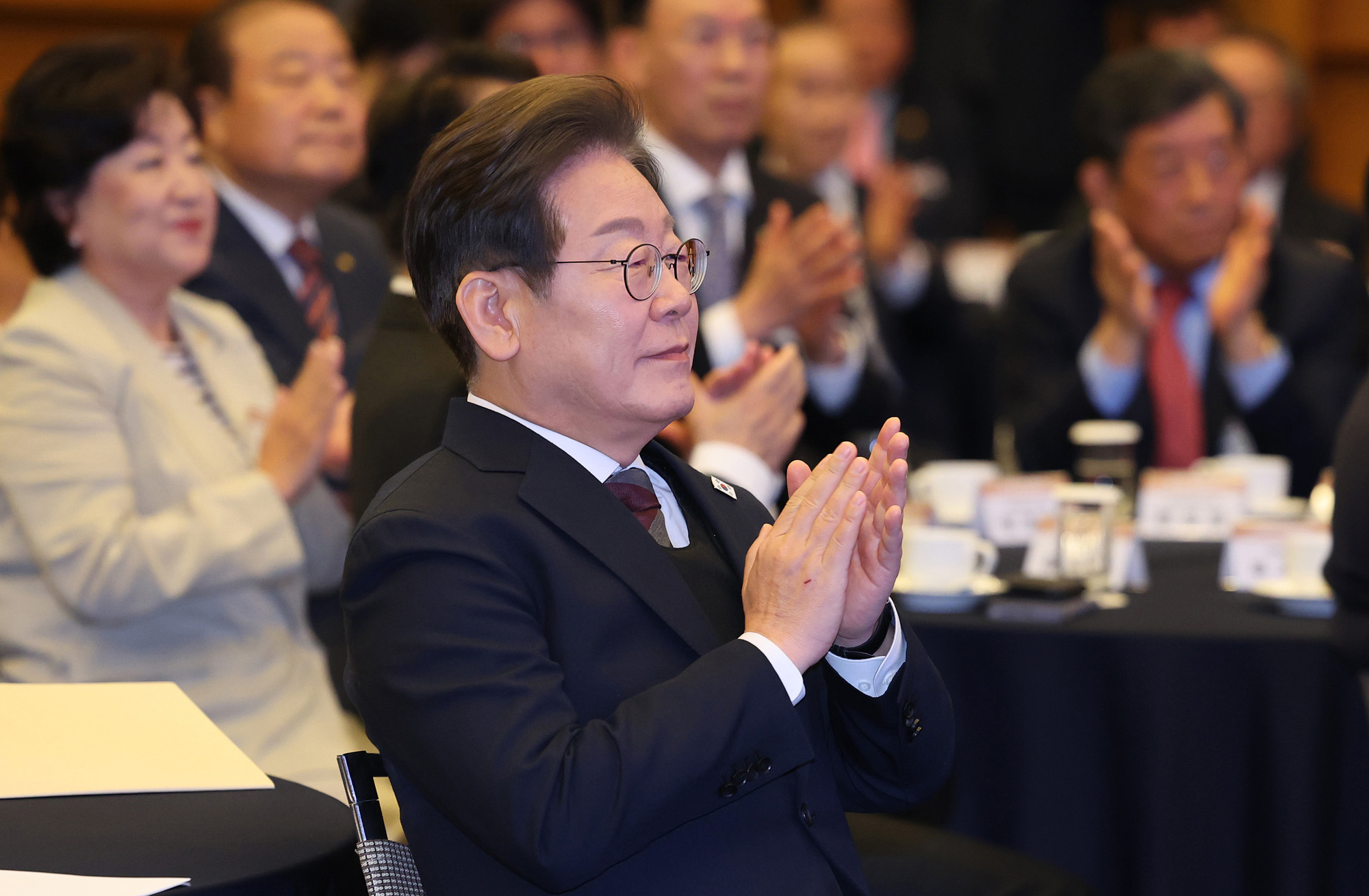 정치;국회;이재명;대선후보초청경제5단체간담회;최태원