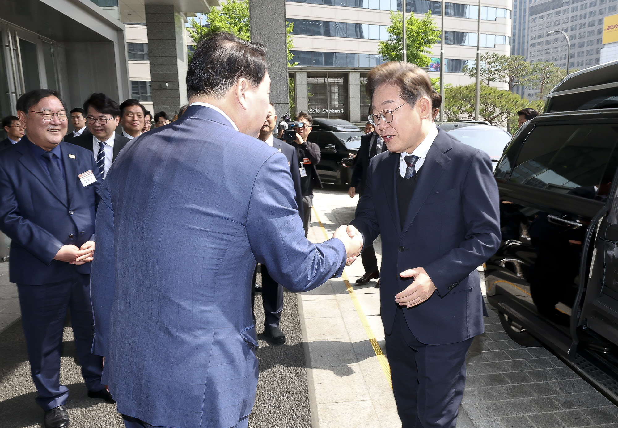 정치;국회;이재명;대선후보초청경제5단체간담회;최태원