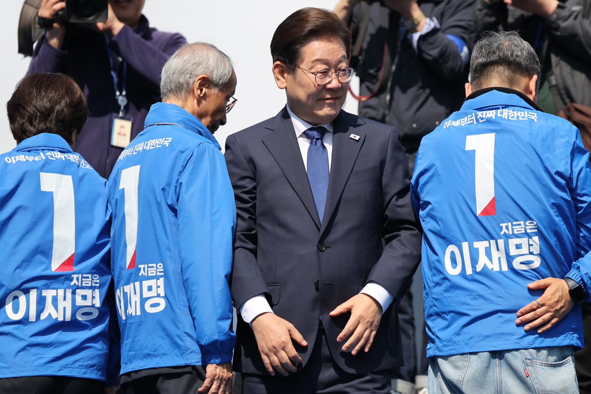 정치;국회;이재명;더불어민주당대선후보;이재명첫유세;대통령후보선거유세