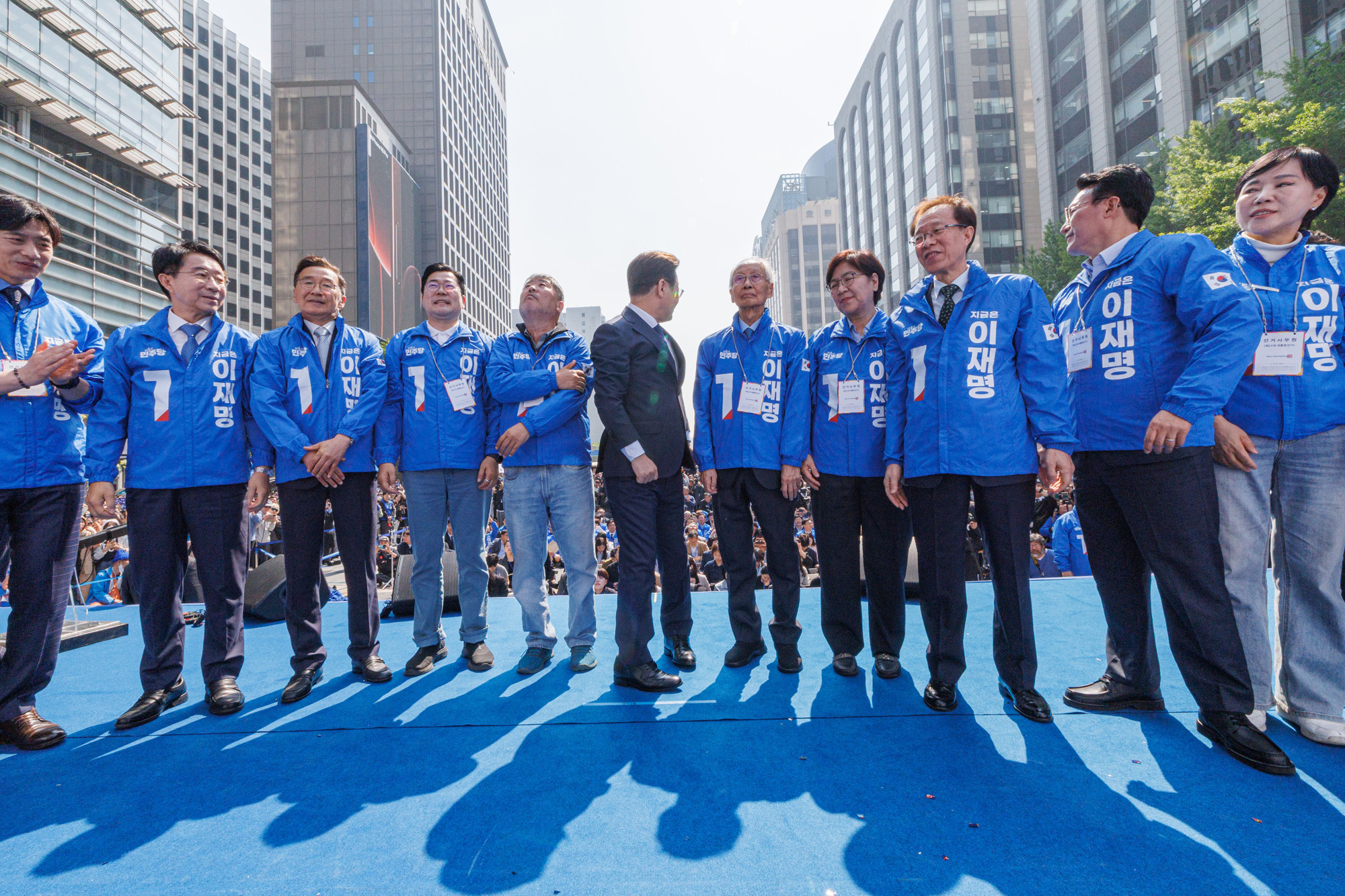 정치;국회;이재명;더불어민주당대선후보;이재명첫유세;대통령후보선거유세