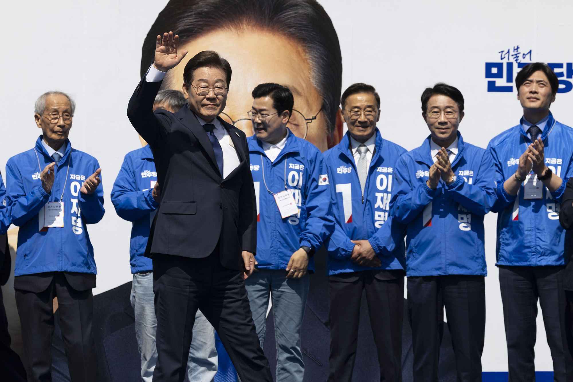 정치;국회;이재명;더불어민주당대선후보;이재명첫유세;대통령후보선거유세