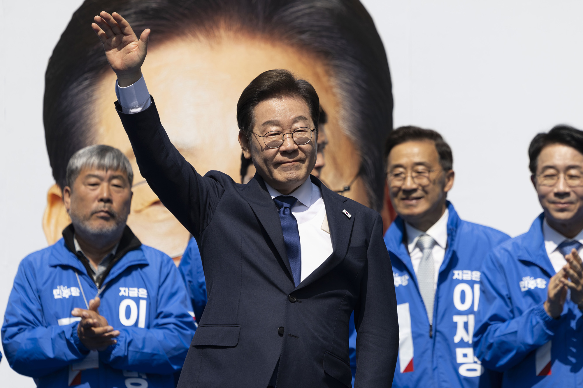 정치;국회;이재명;더불어민주당대선후보;이재명첫유세;대통령후보선거유세