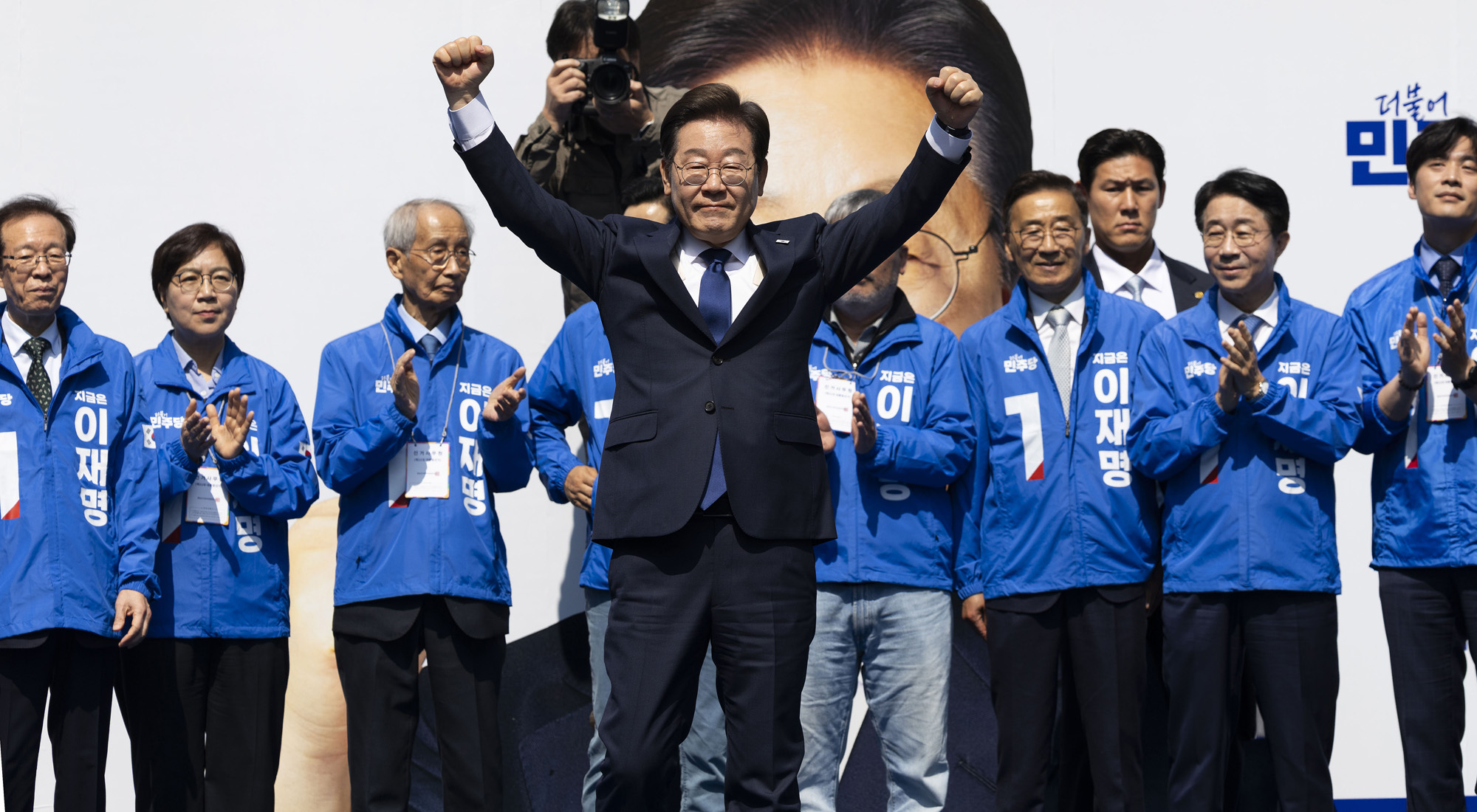 정치;국회;이재명;더불어민주당대선후보;이재명첫유세;대통령후보선거유세