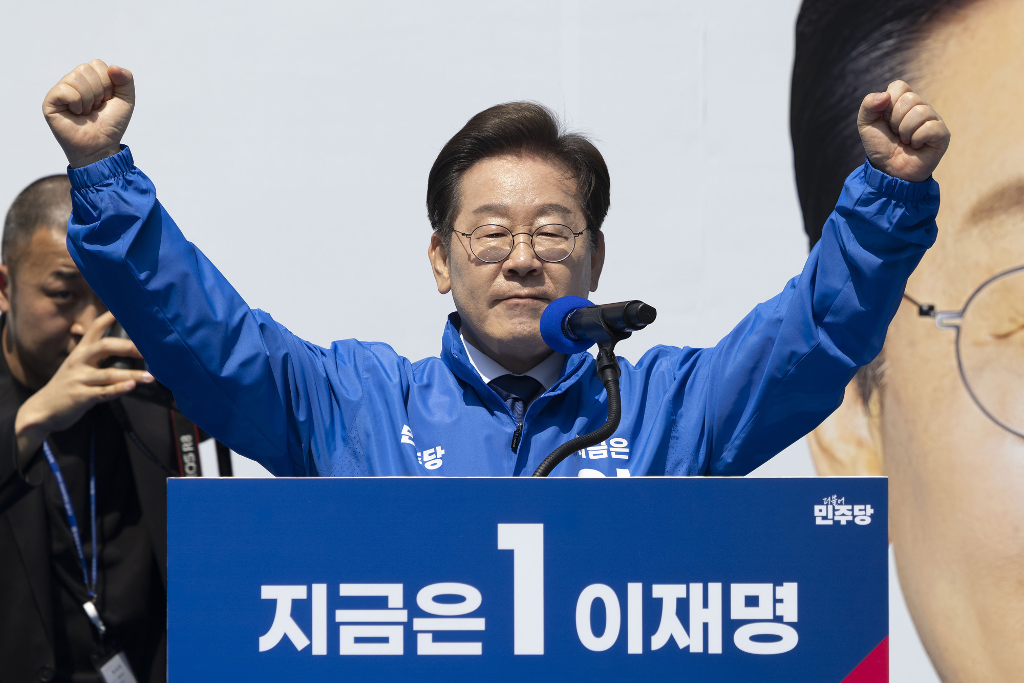 정치;국회;이재명;더불어민주당대선후보;이재명첫유세;대통령후보선거유세