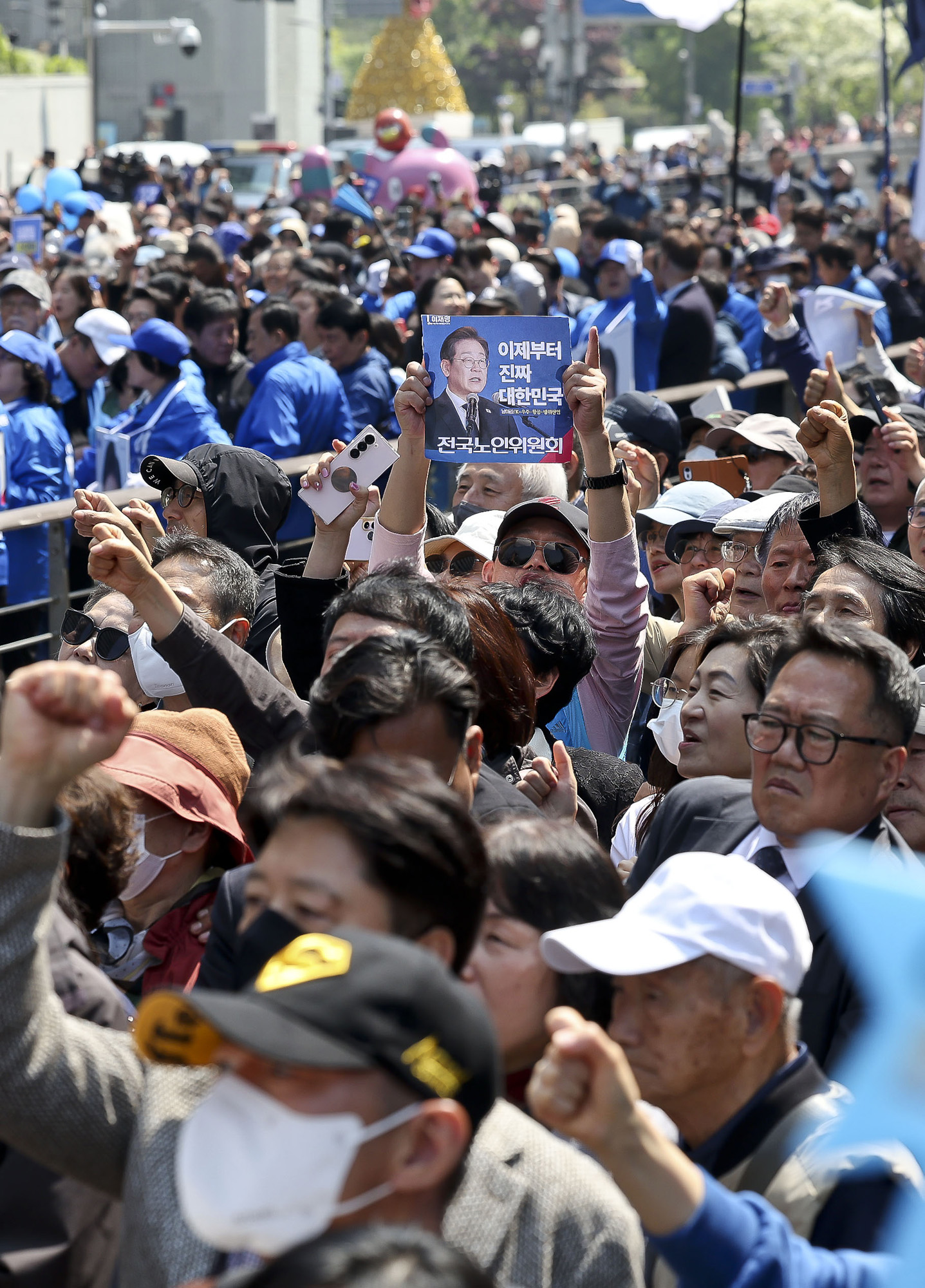 정치;국회;이재명;더불어민주당대선후보;이재명첫유세;대통령후보선거유세