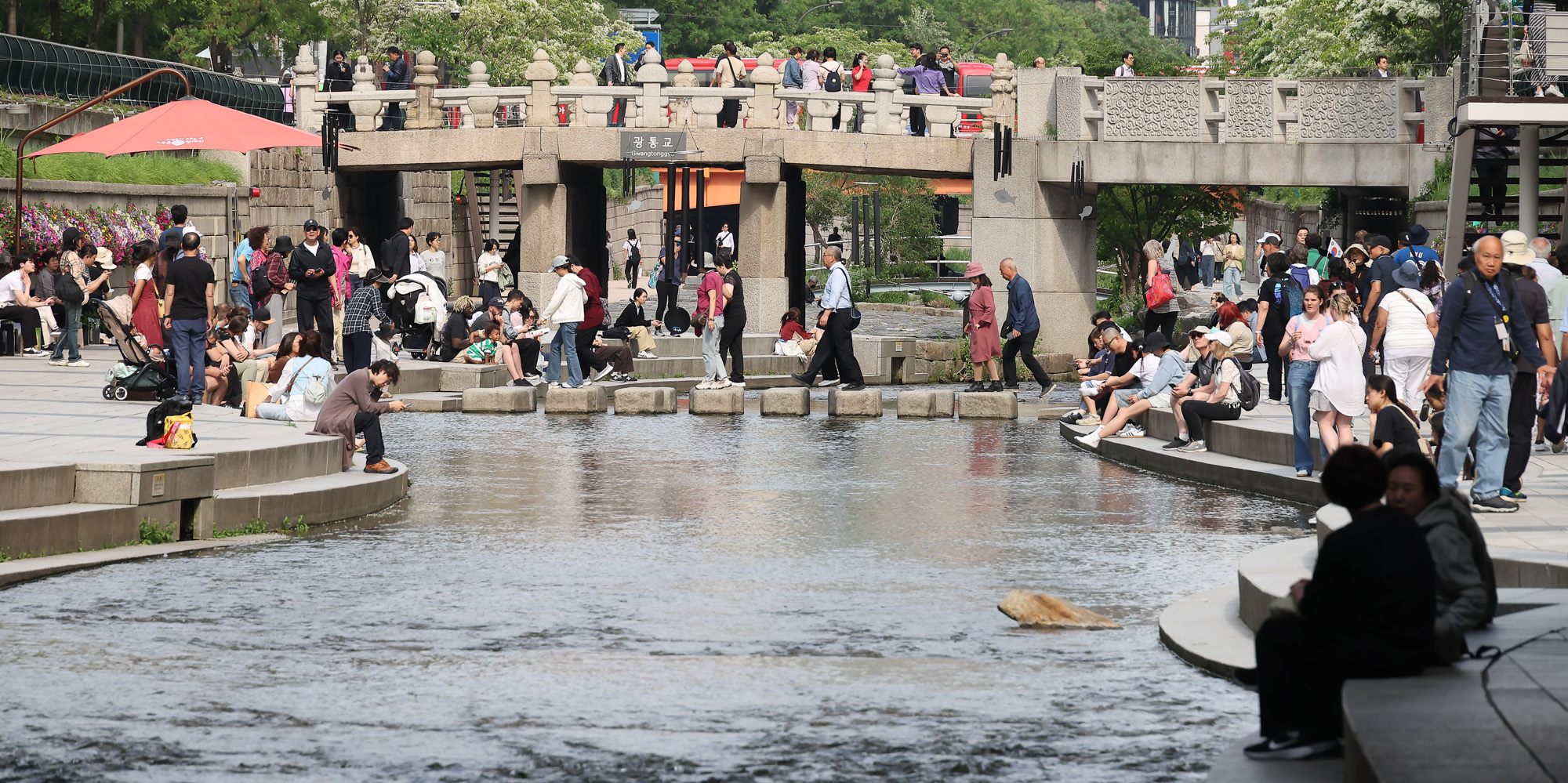 광화문 분수터널