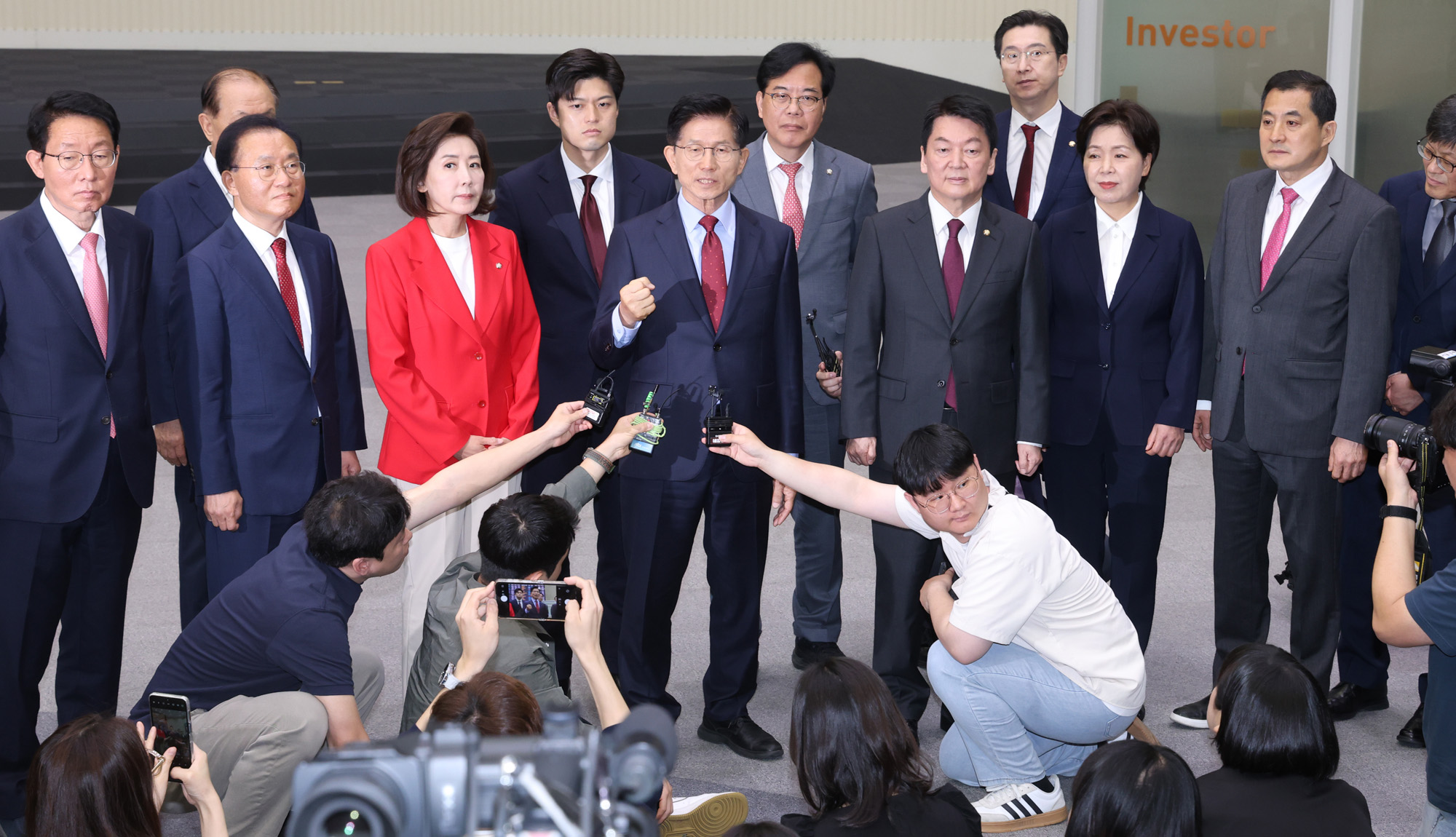 정치;대선;선거유세;국민의힘대선후보;김문수;한국거래소현장회의