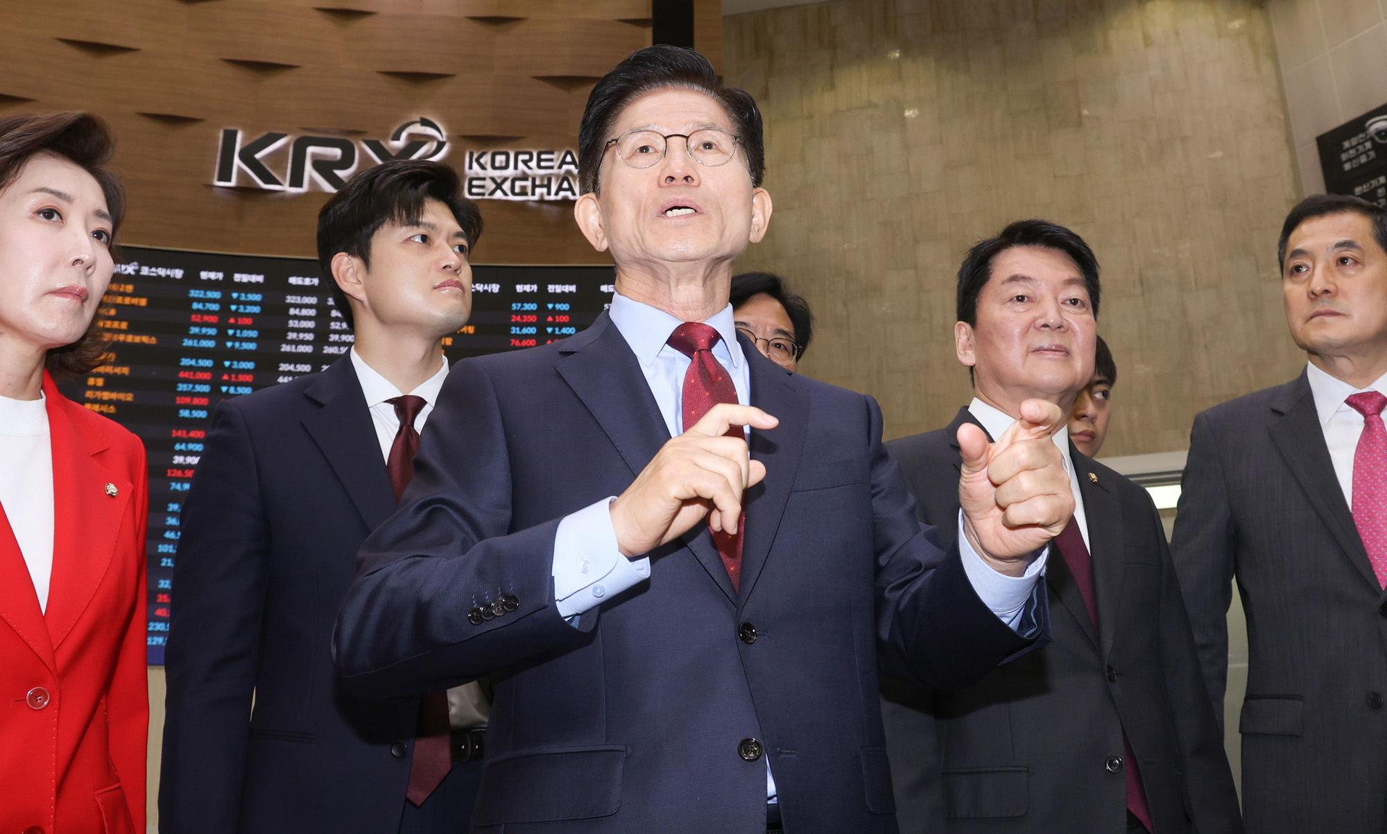 정치;대선;선거유세;국민의힘대선후보;김문수;한국거래소현장회의