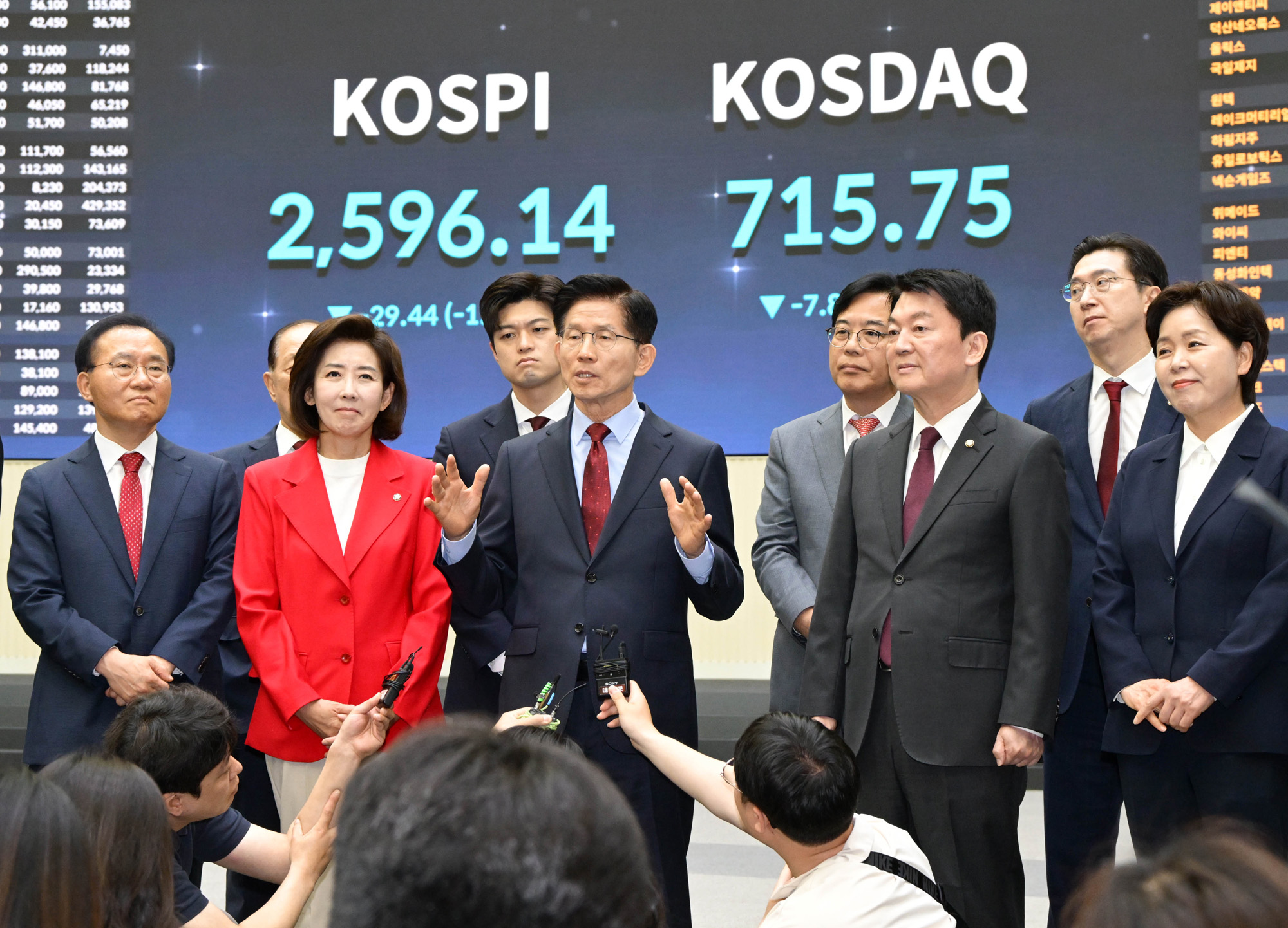 정치;대선;선거유세;국민의힘대선후보;김문수;한국거래소현장회의