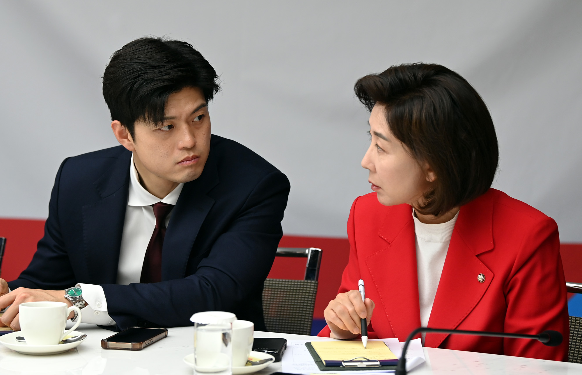 정치;대선;선거유세;국민의힘대선후보;김문수;경제5단체장간담회;김용태;나경원