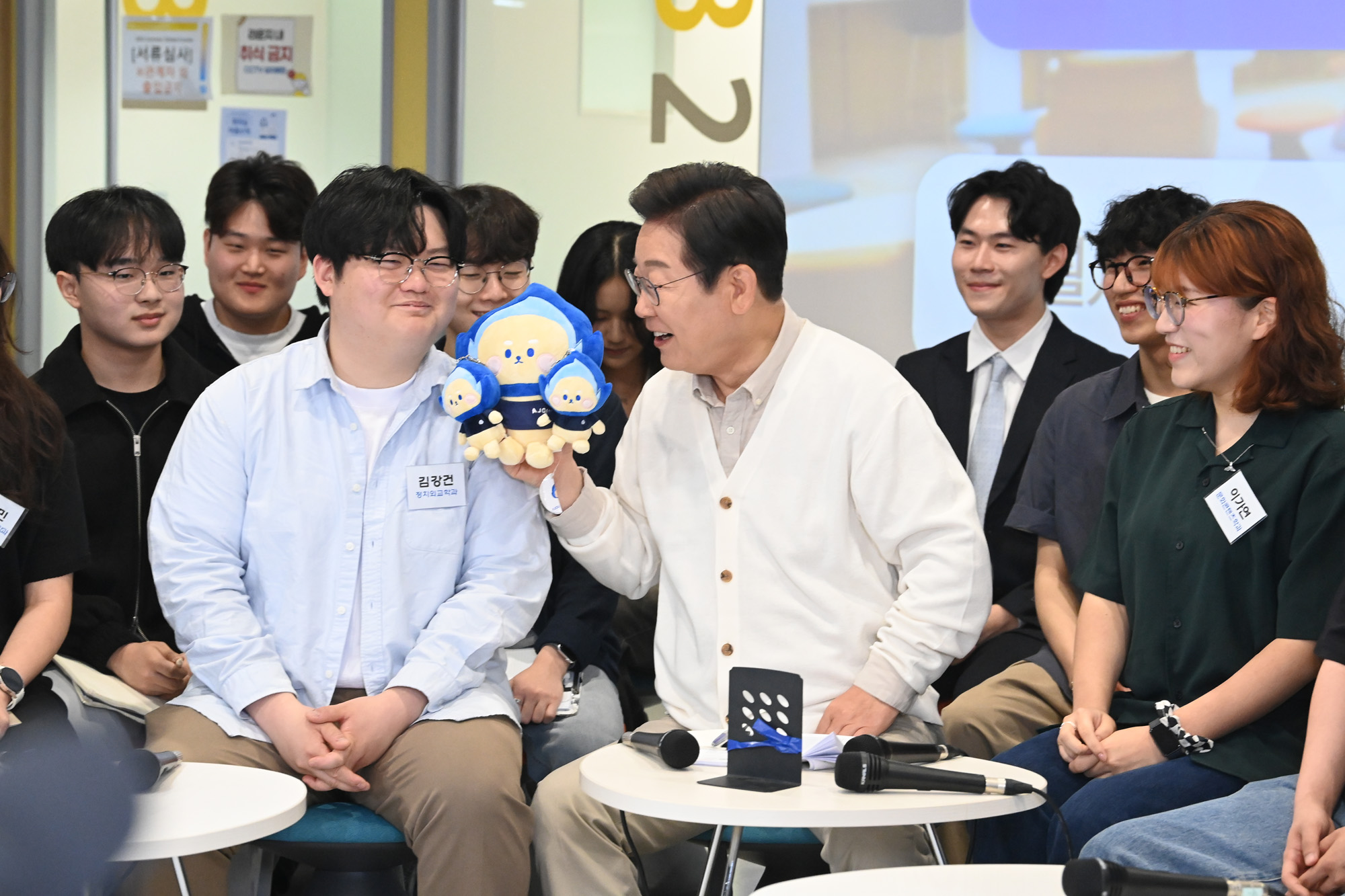 정치;대선;대선후보;21대대통령선거후보유세;대선유세현장;이재명;민주당이재명;이재명아주대간담회