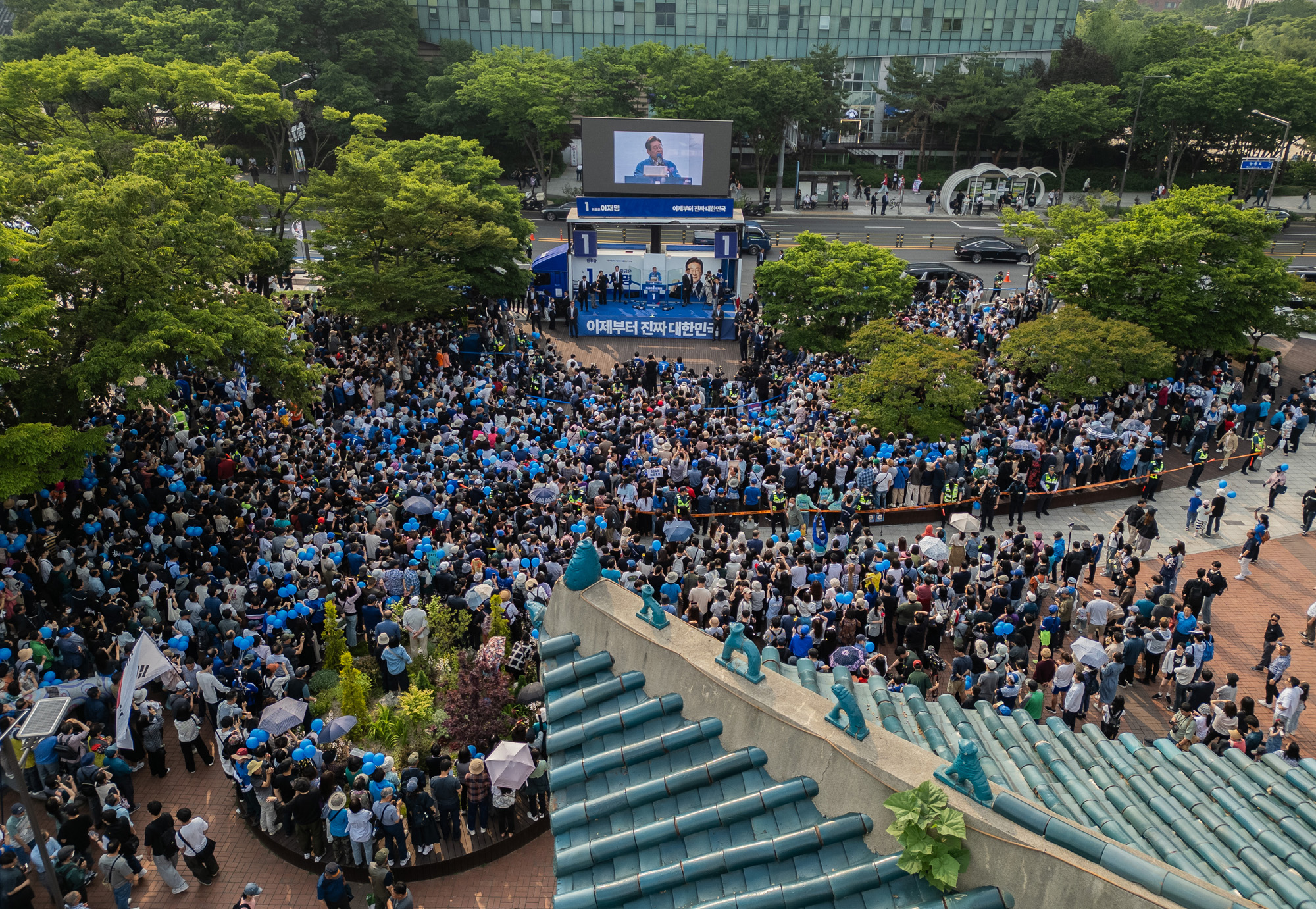 정치;대선;대선후보;21대대통령선거후보유세;대선유세현장;이재명;광진유세이재명
