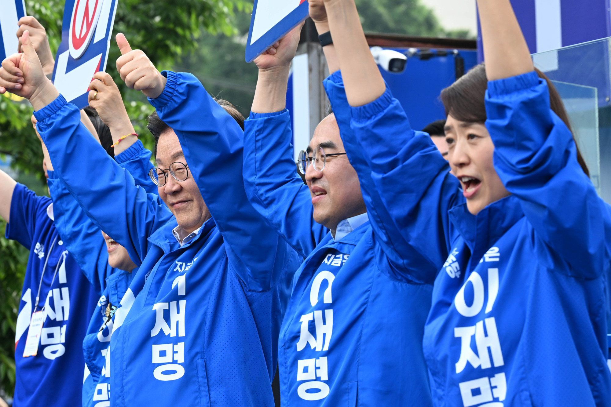 정치;대선;대선후보;21대대통령선거후보유세;대선유세현장;이재명;광진유세이재명