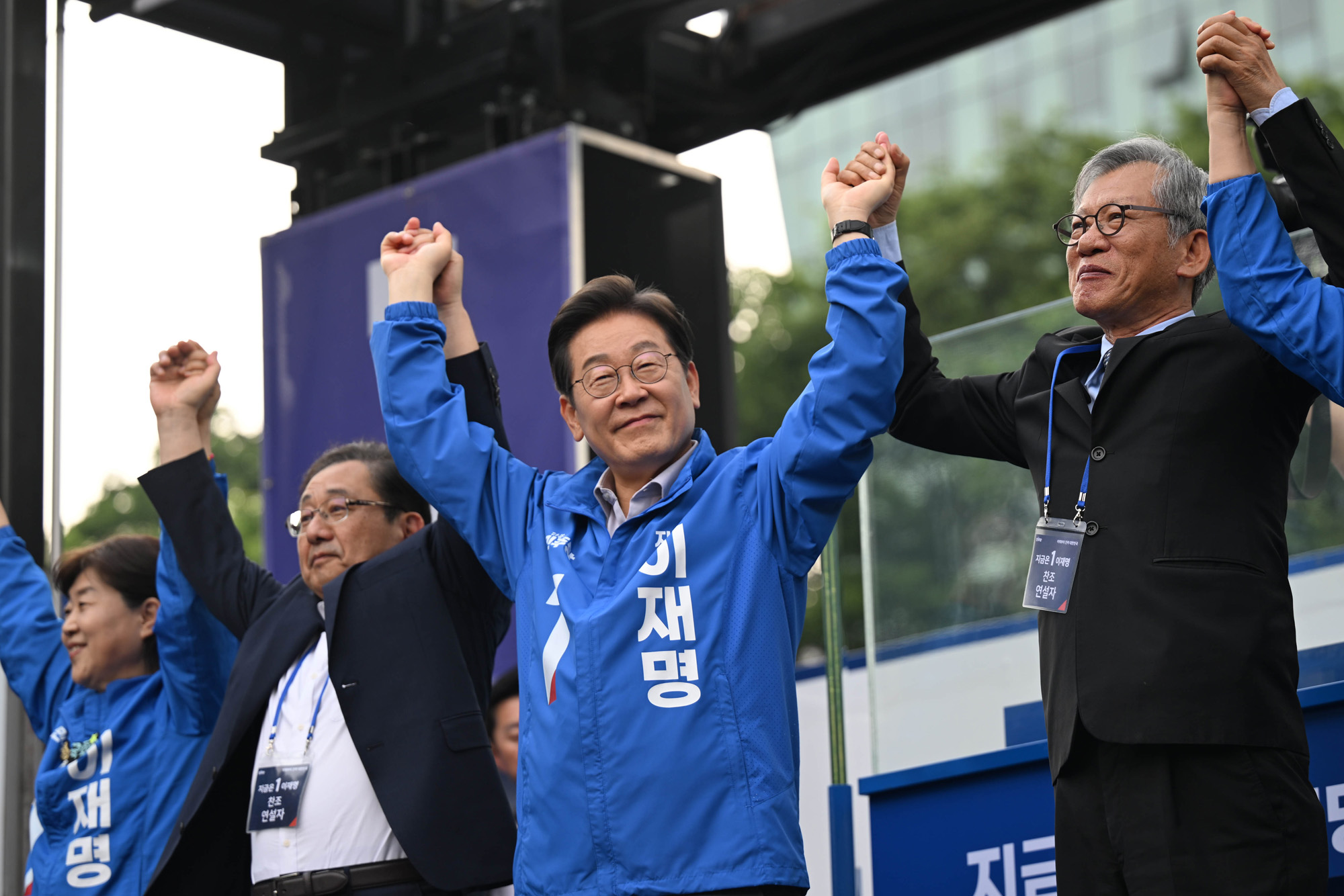 정치;대선;대선후보;21대대통령선거후보유세;대선유세현장;이재명;광진유세이재명